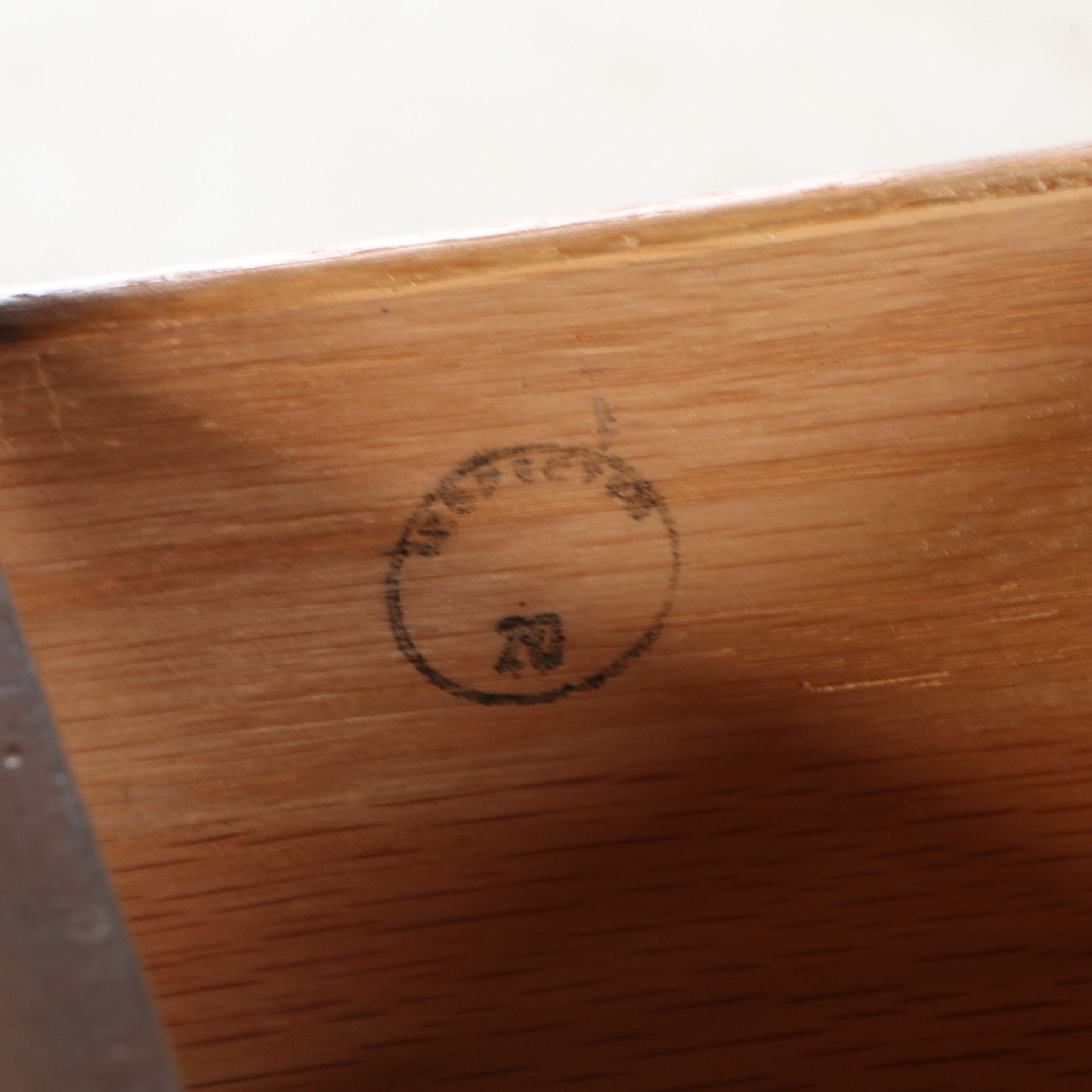 Mid Century Federal Style Walnut Finish Dresser