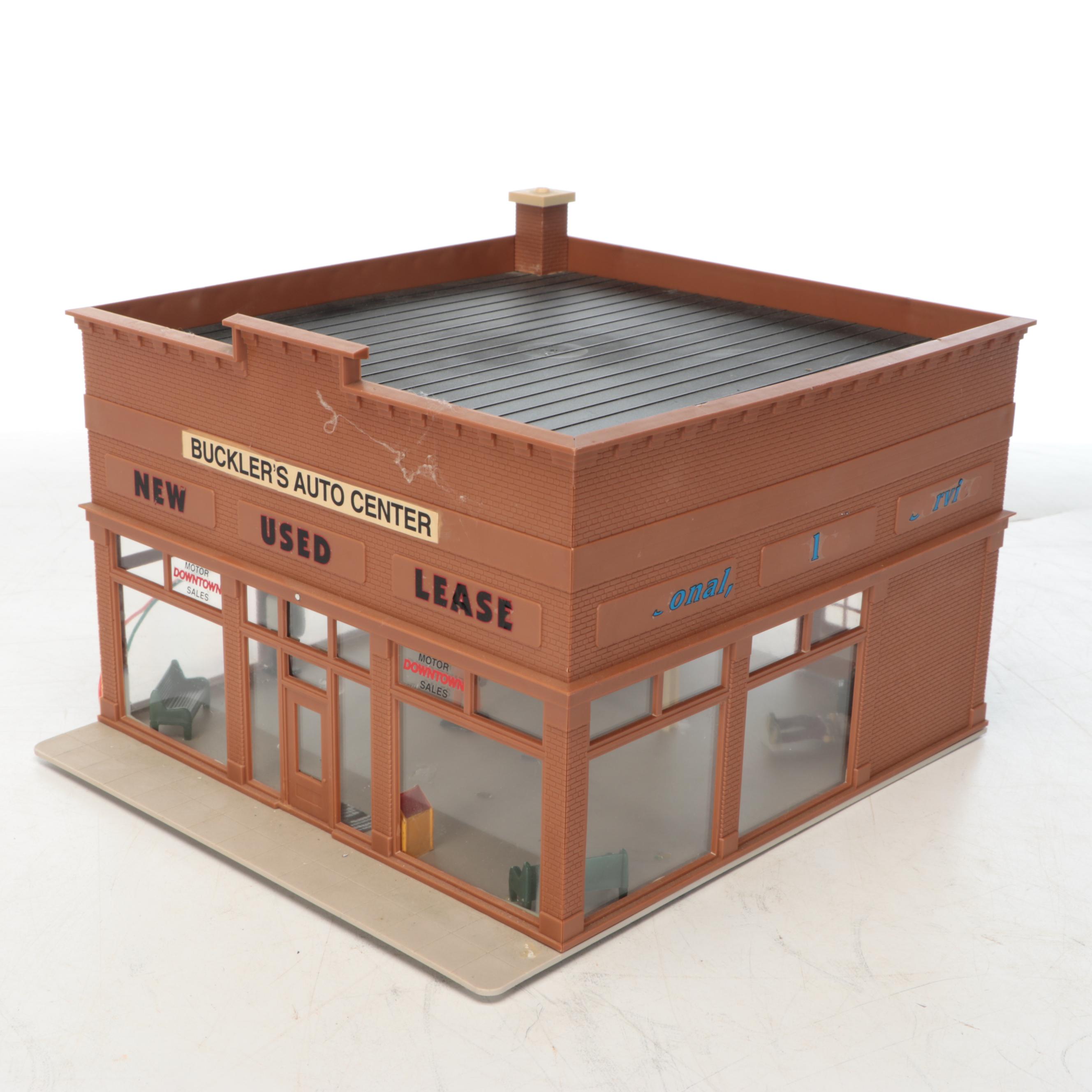 RailKing RailTown Dreyfuss 6-Story and Other Miniature Railway Buildings