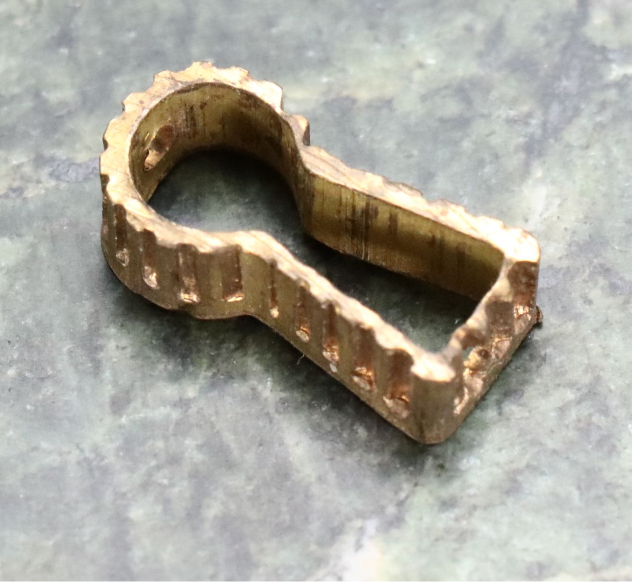 Louis XVI Style Bronze Mounted Marquetry Marble Top Buffet After Riesener