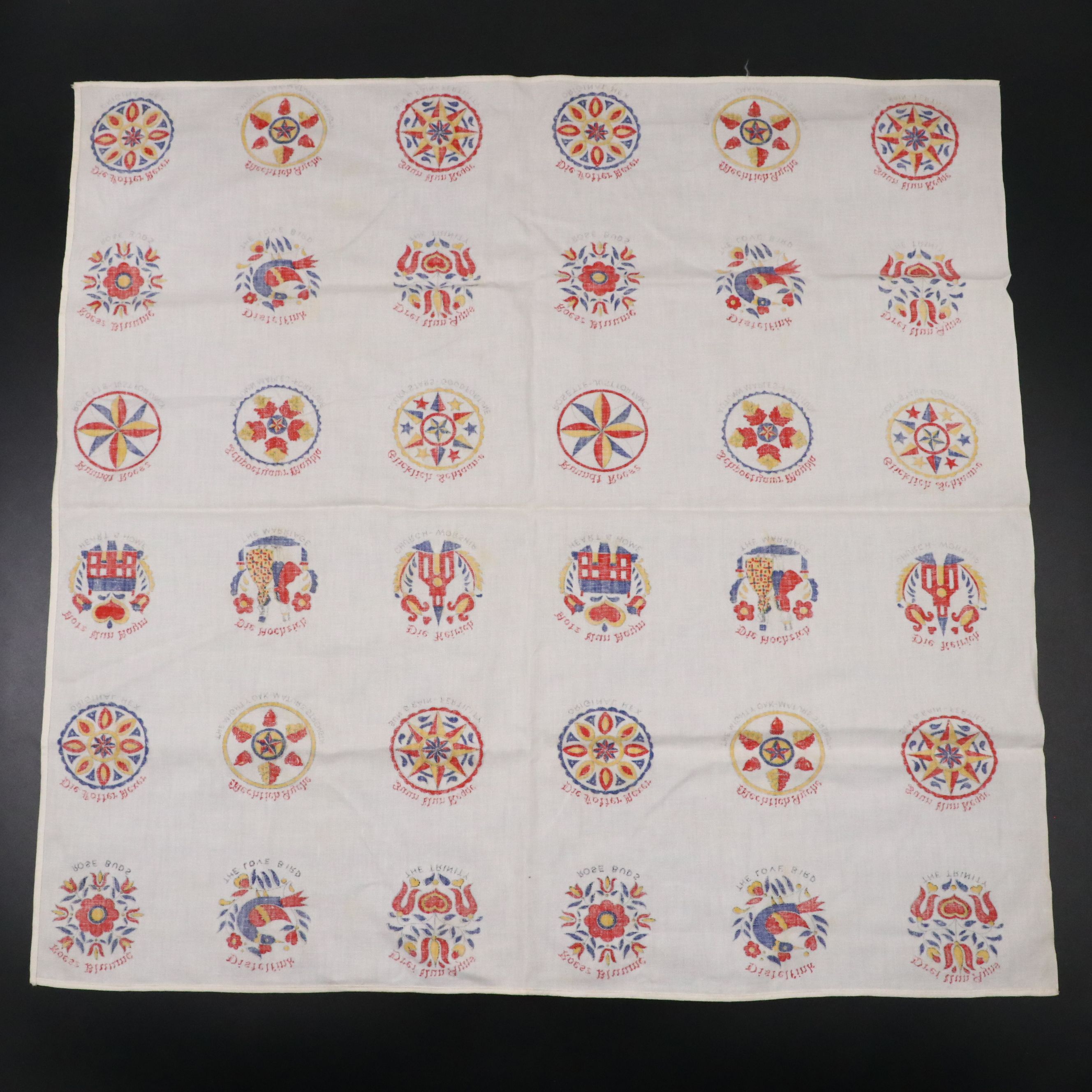 Holmes & Edwards "Danish Princess" with Mode Danish Carving Set and Tablecloth