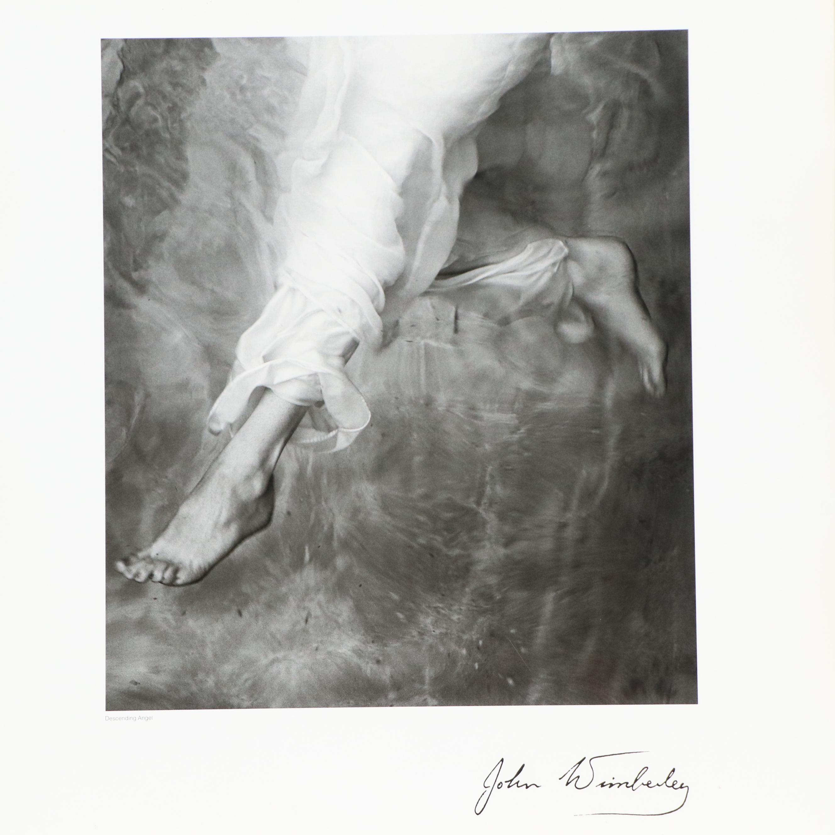 John Wimberley Offset Lithograph "Descending Angel," Late 20th Century