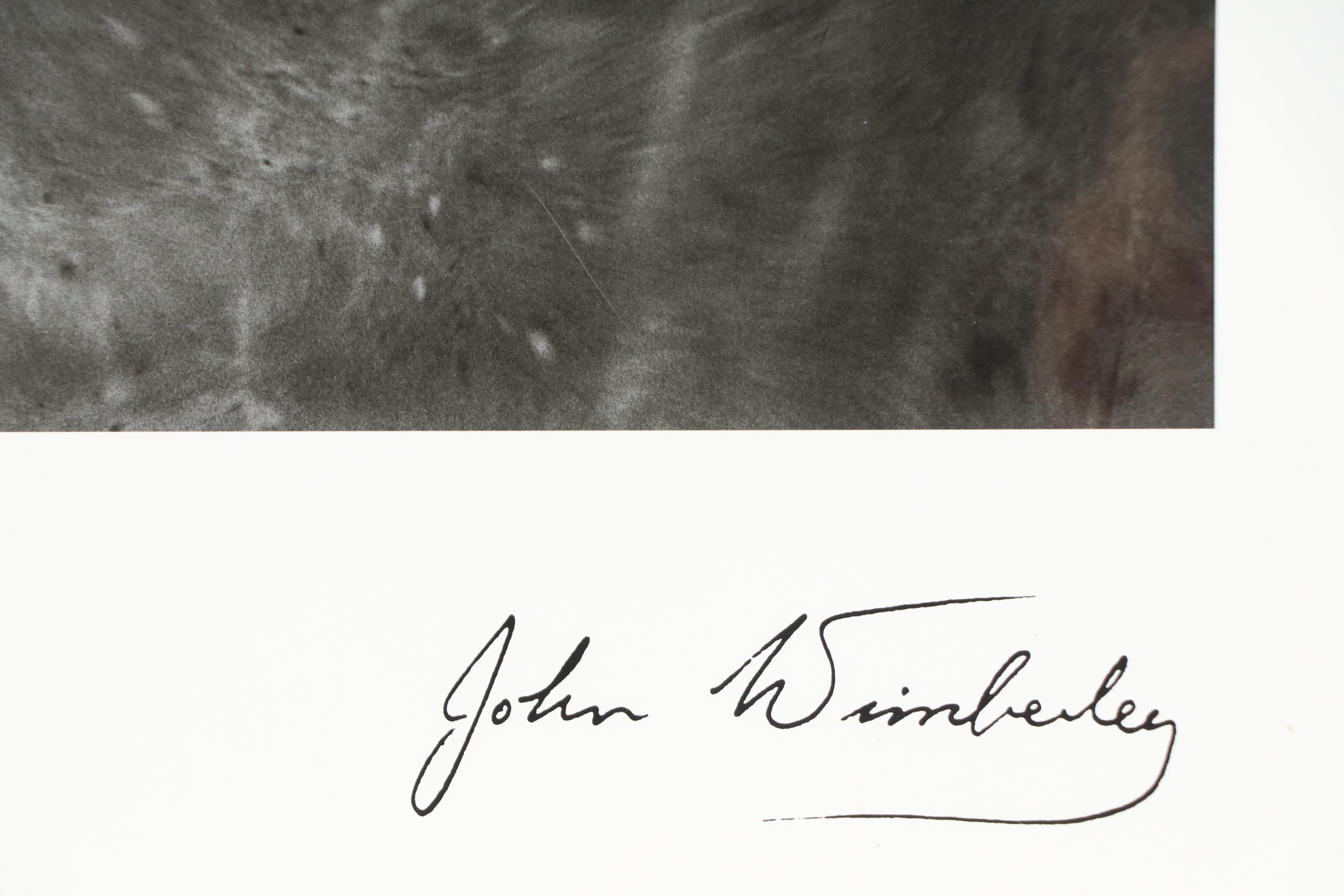 John Wimberley Offset Lithograph "Descending Angel," Late 20th Century