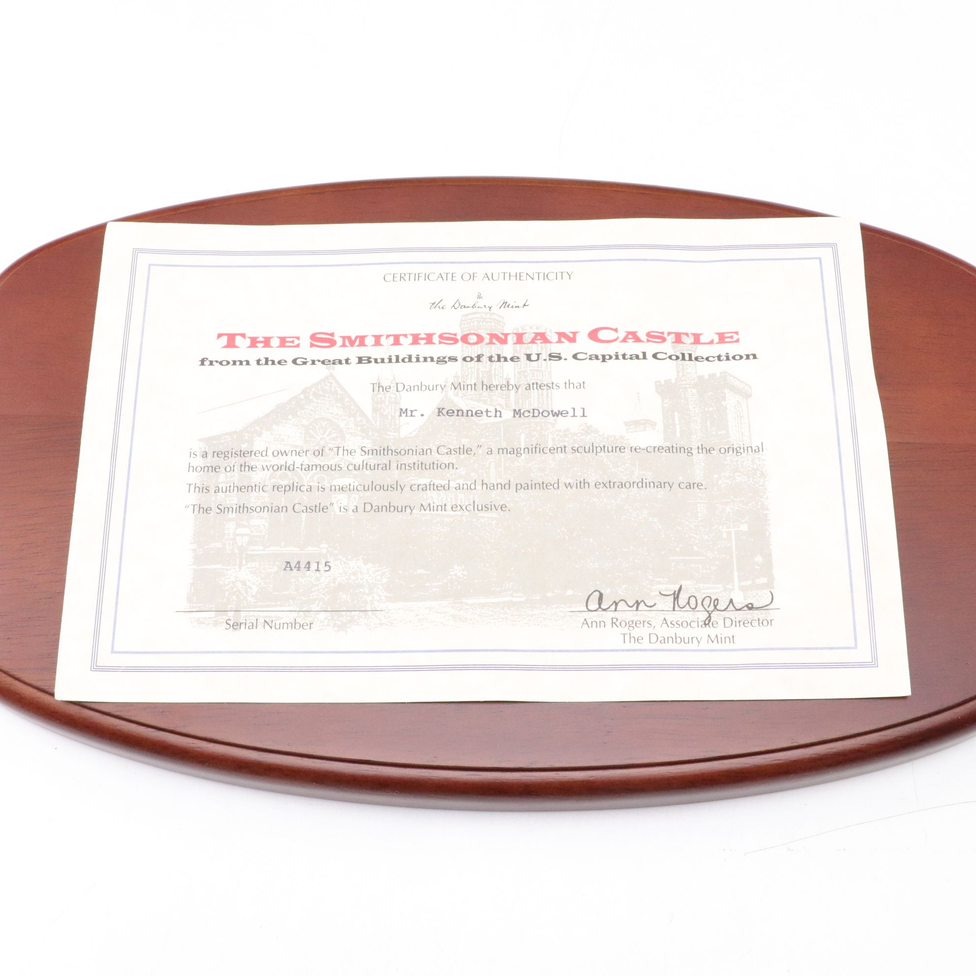 Danbury Mint "The Lincoln Memorial" and Other U.S. Federal Miniatures