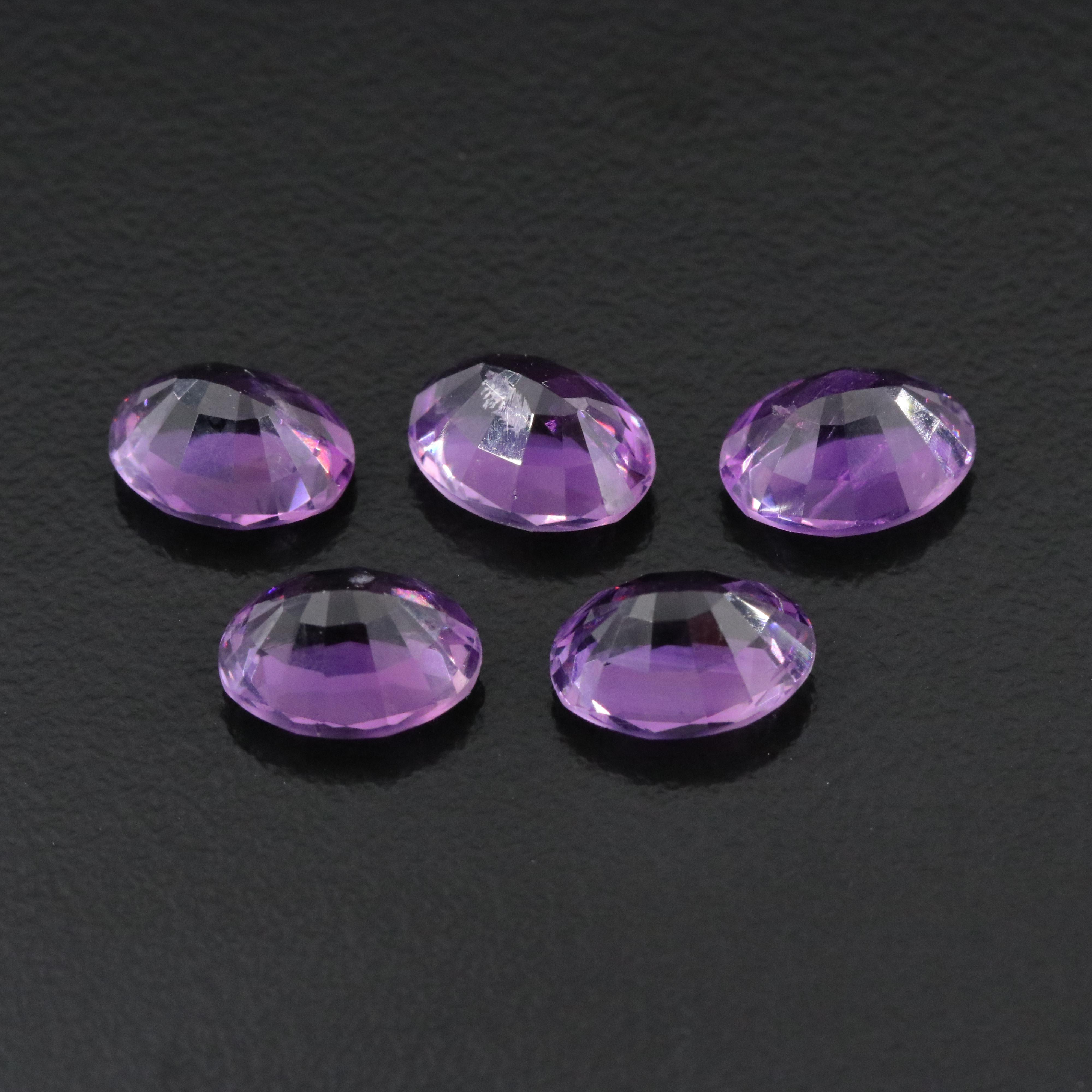 Loose 8.58 CTW Amethyst Lot