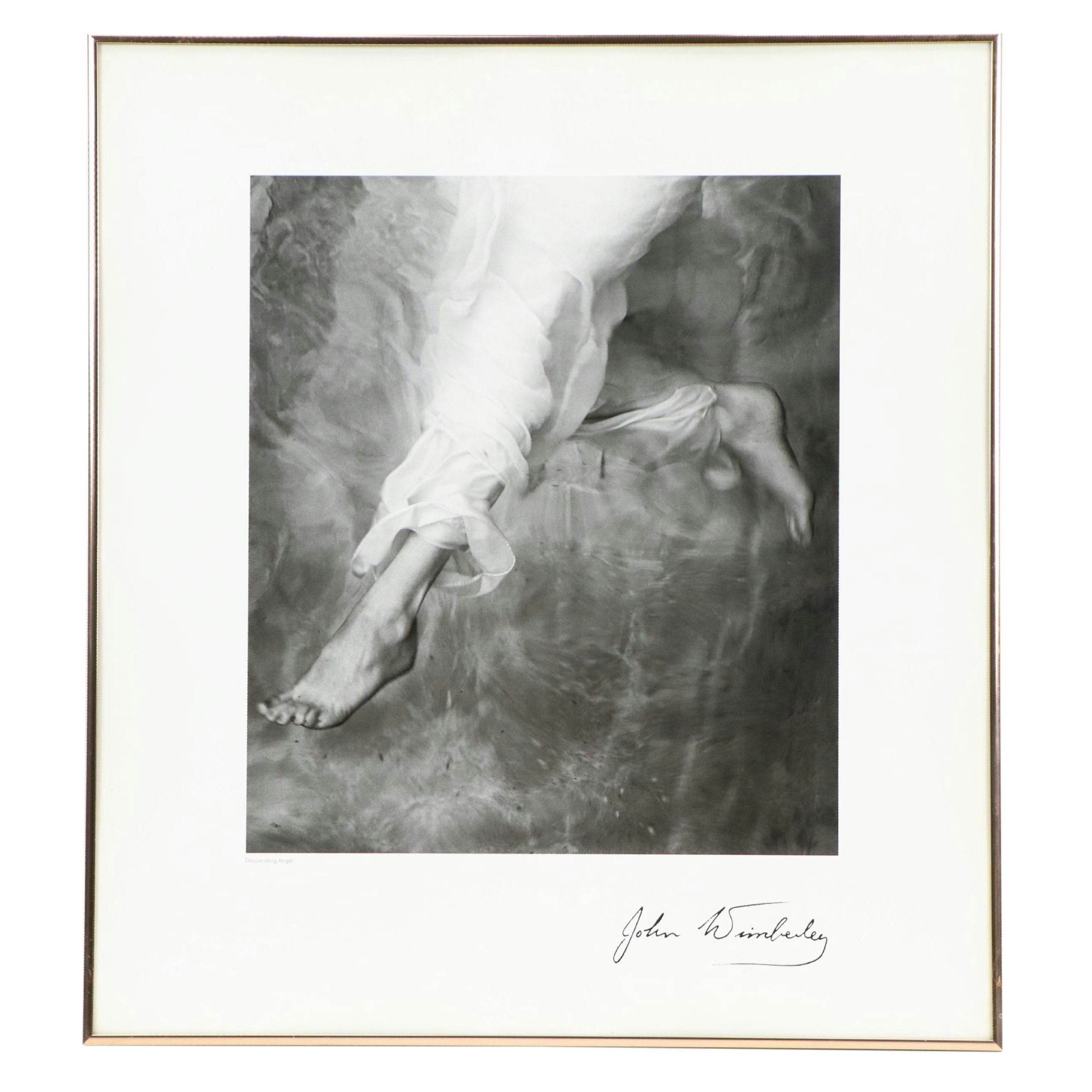 John Wimberley Offset Lithograph "Descending Angel," Late 20th Century