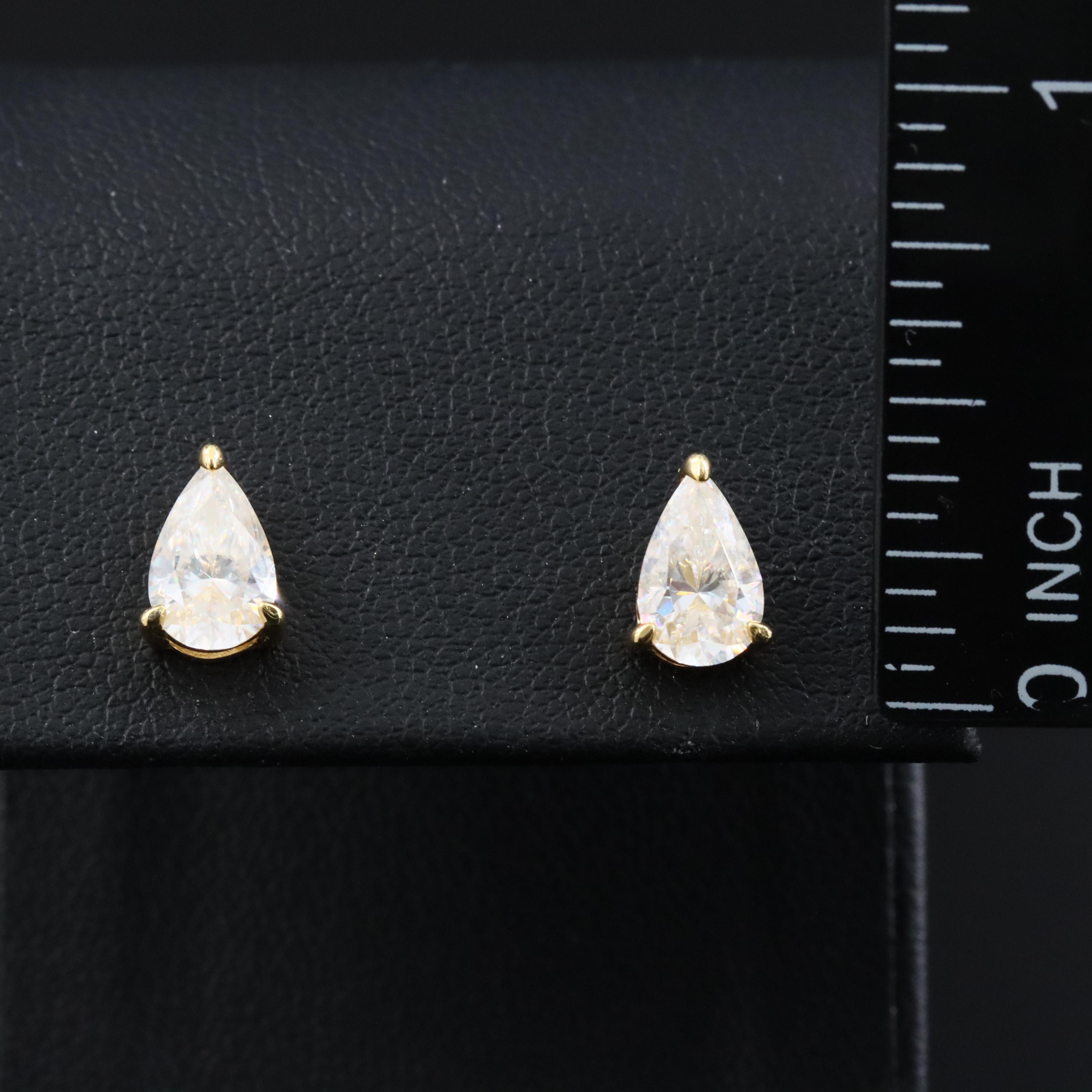 Sterling Moissanite Earrings