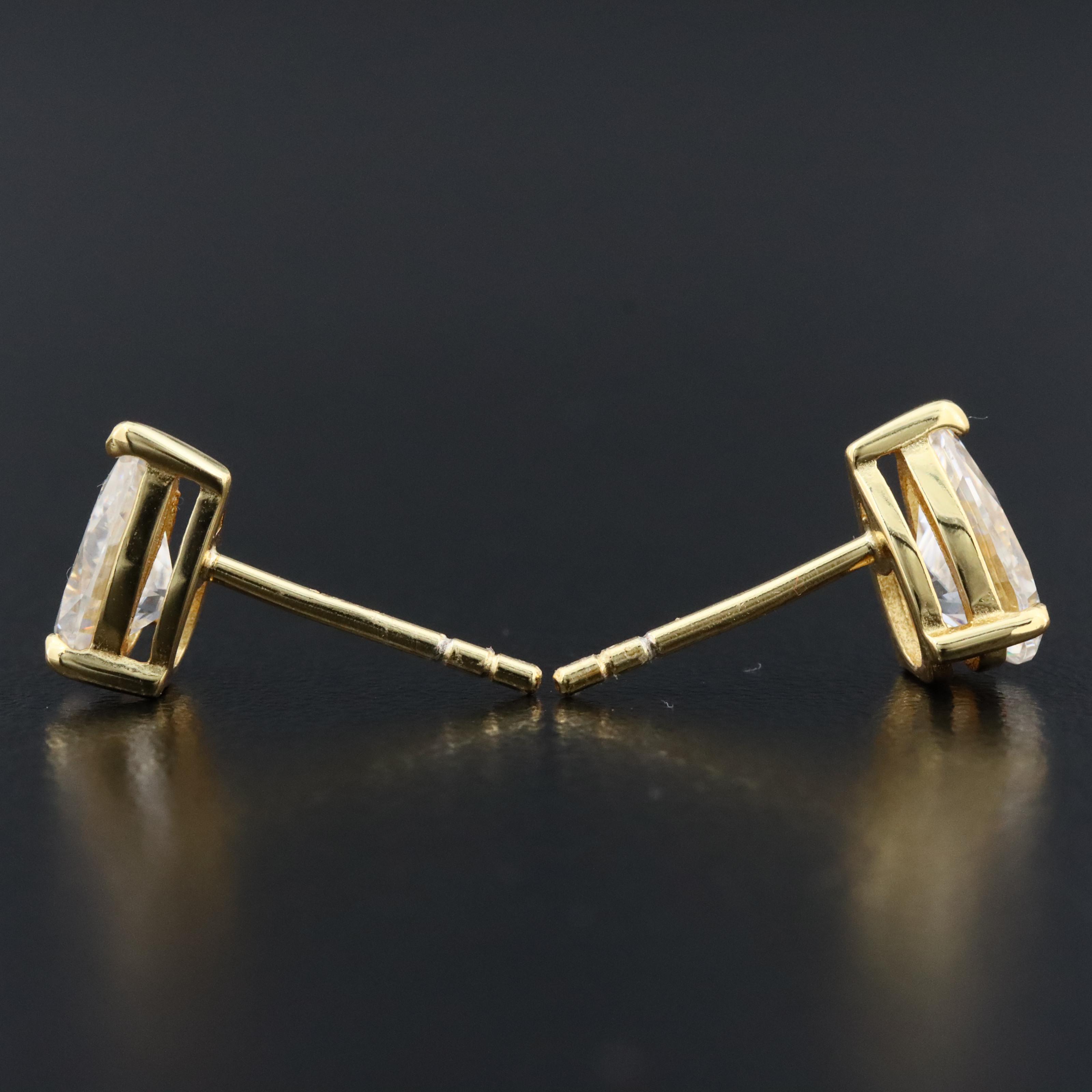 Sterling Moissanite Earrings