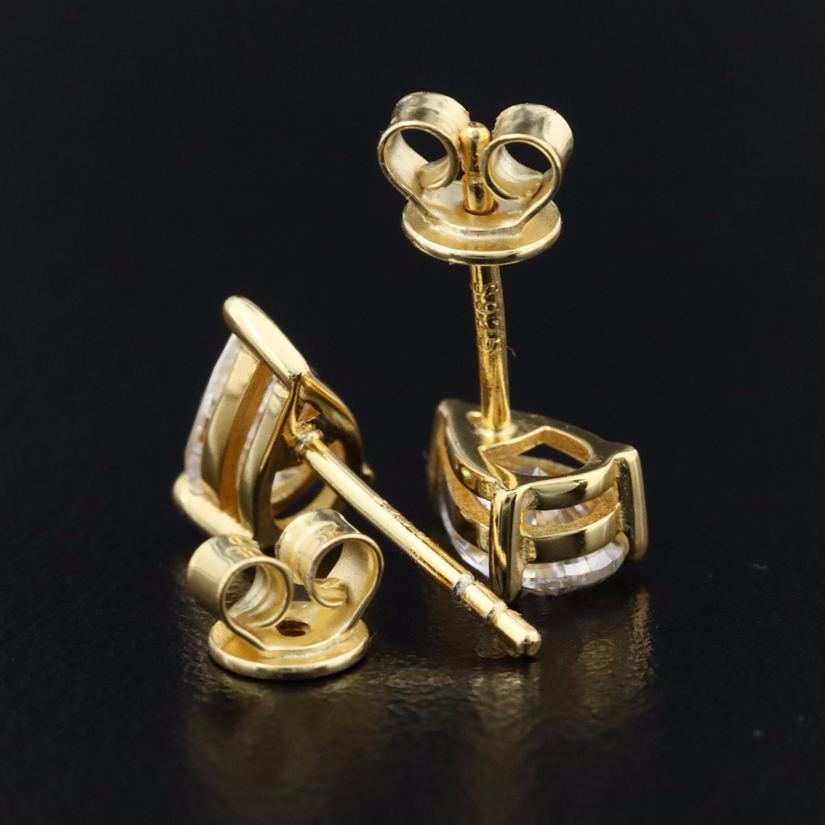 Sterling Moissanite Earrings