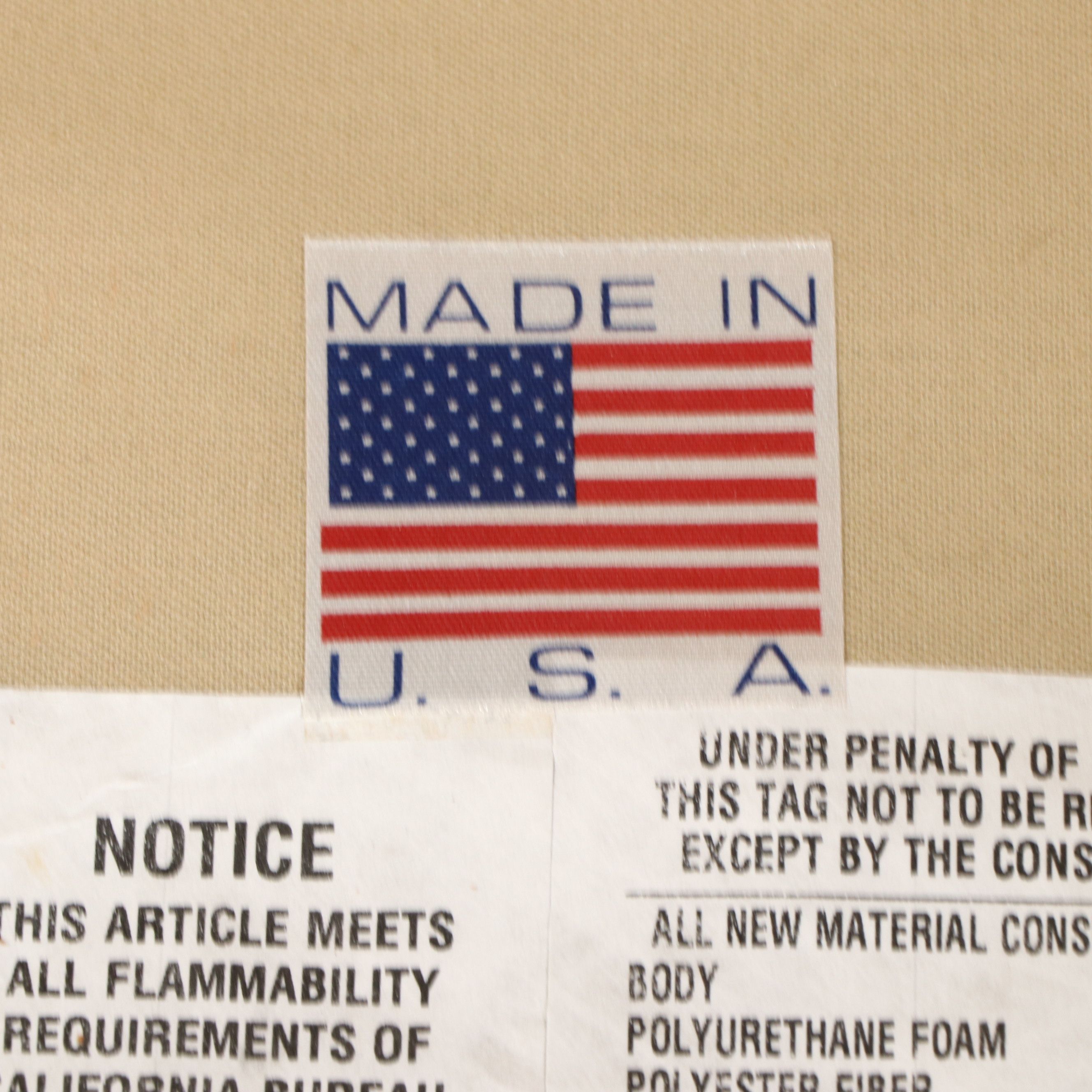 Contemporary Pottery Barn Upholstered Sofa with Accent Pillows