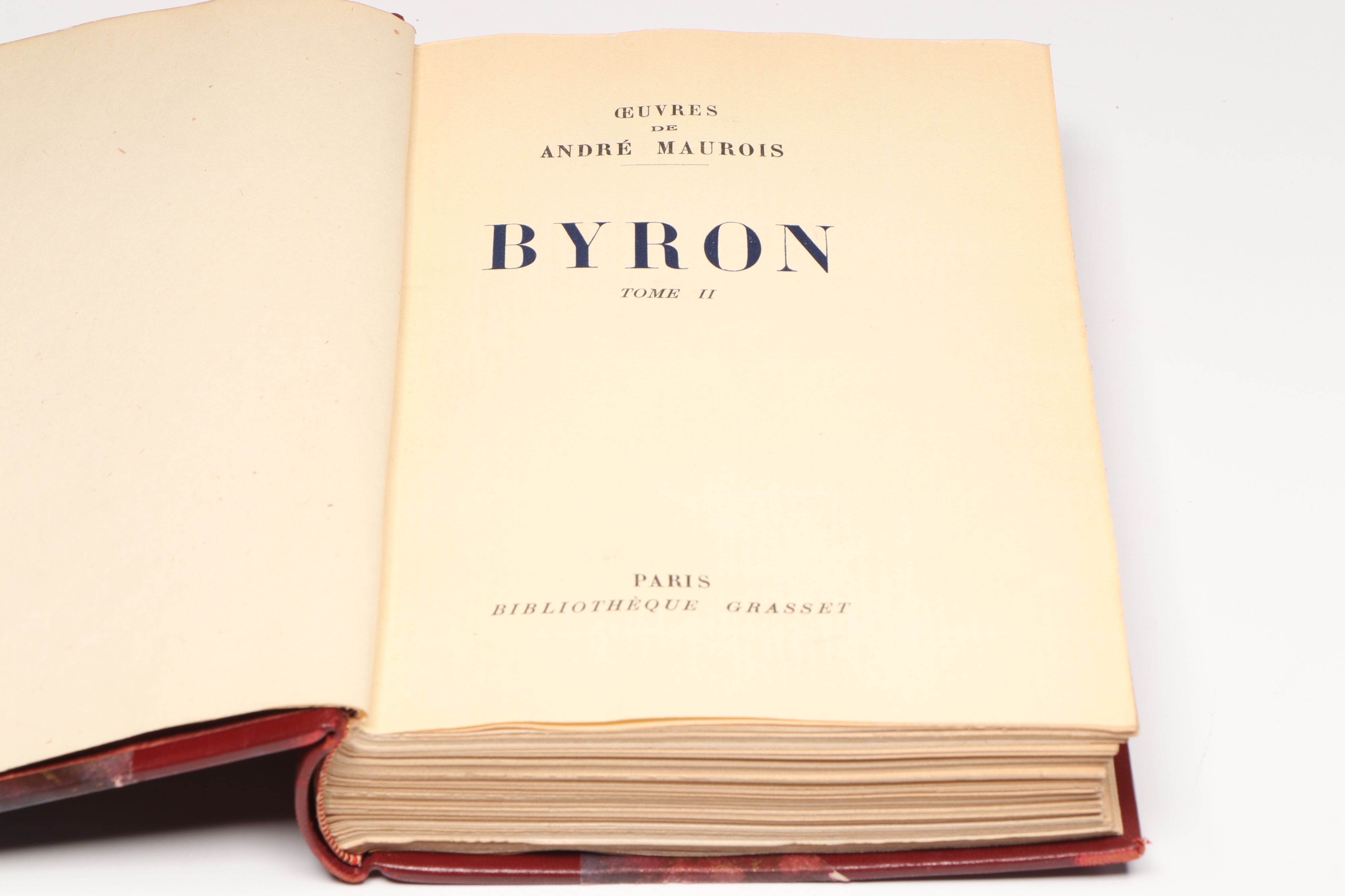 "Bryon", "Climats" and More André Maurois French Biographies and Books