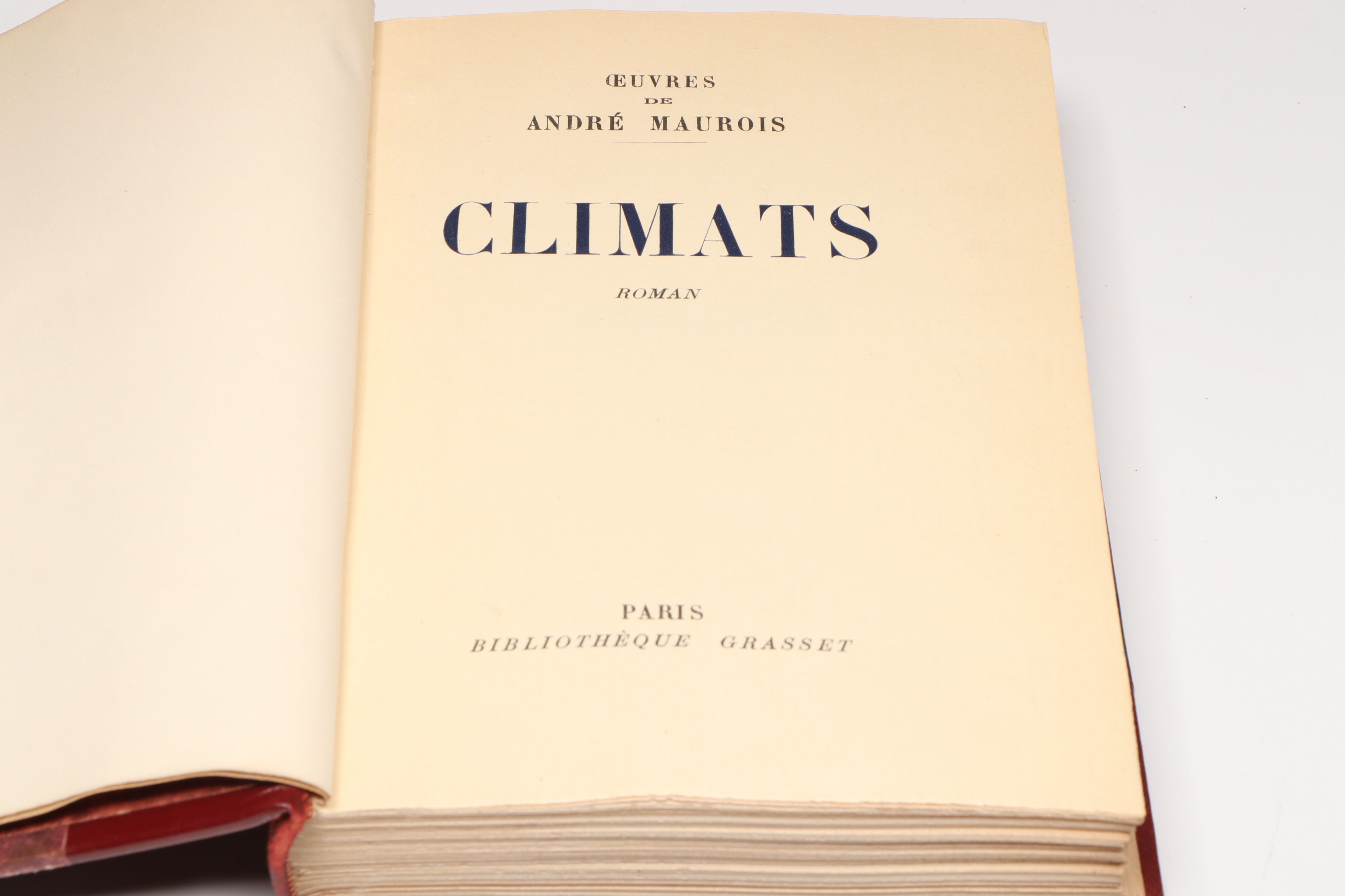 "Bryon", "Climats" and More André Maurois French Biographies and Books