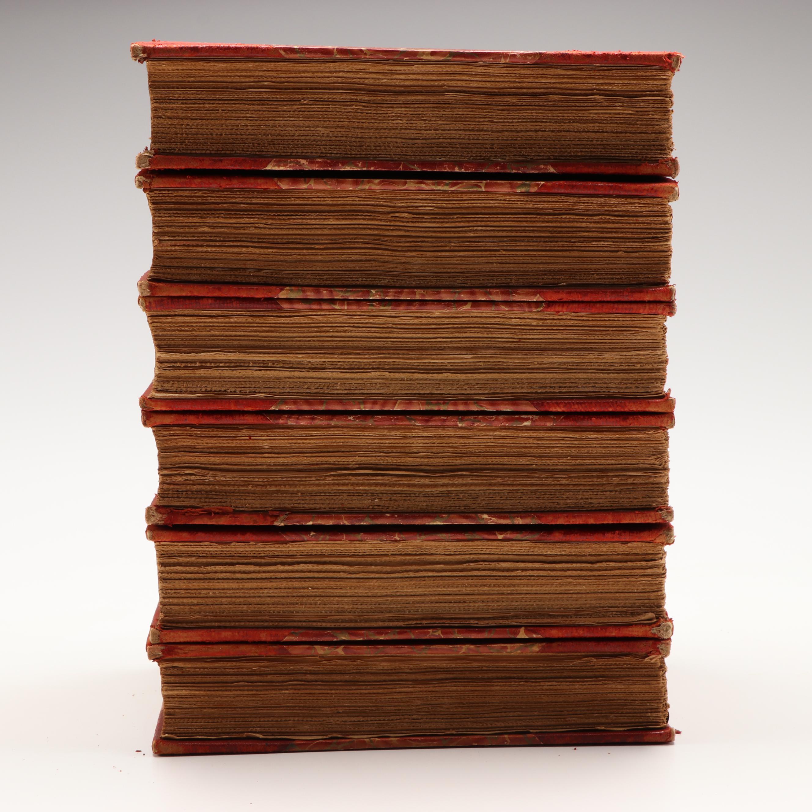 Deluxe Edition "The Works of Tobias Smollett" Partial Set, 1902