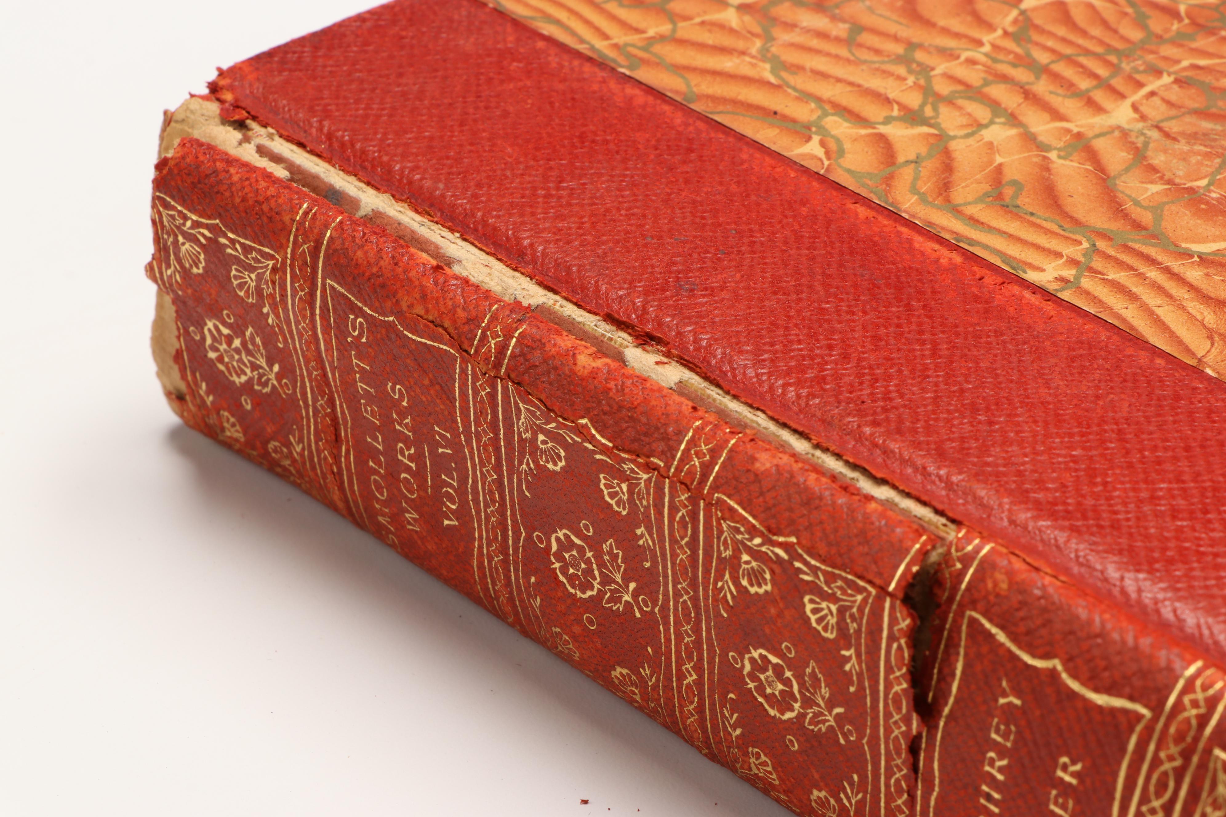 Deluxe Edition "The Works of Tobias Smollett" Partial Set, 1902