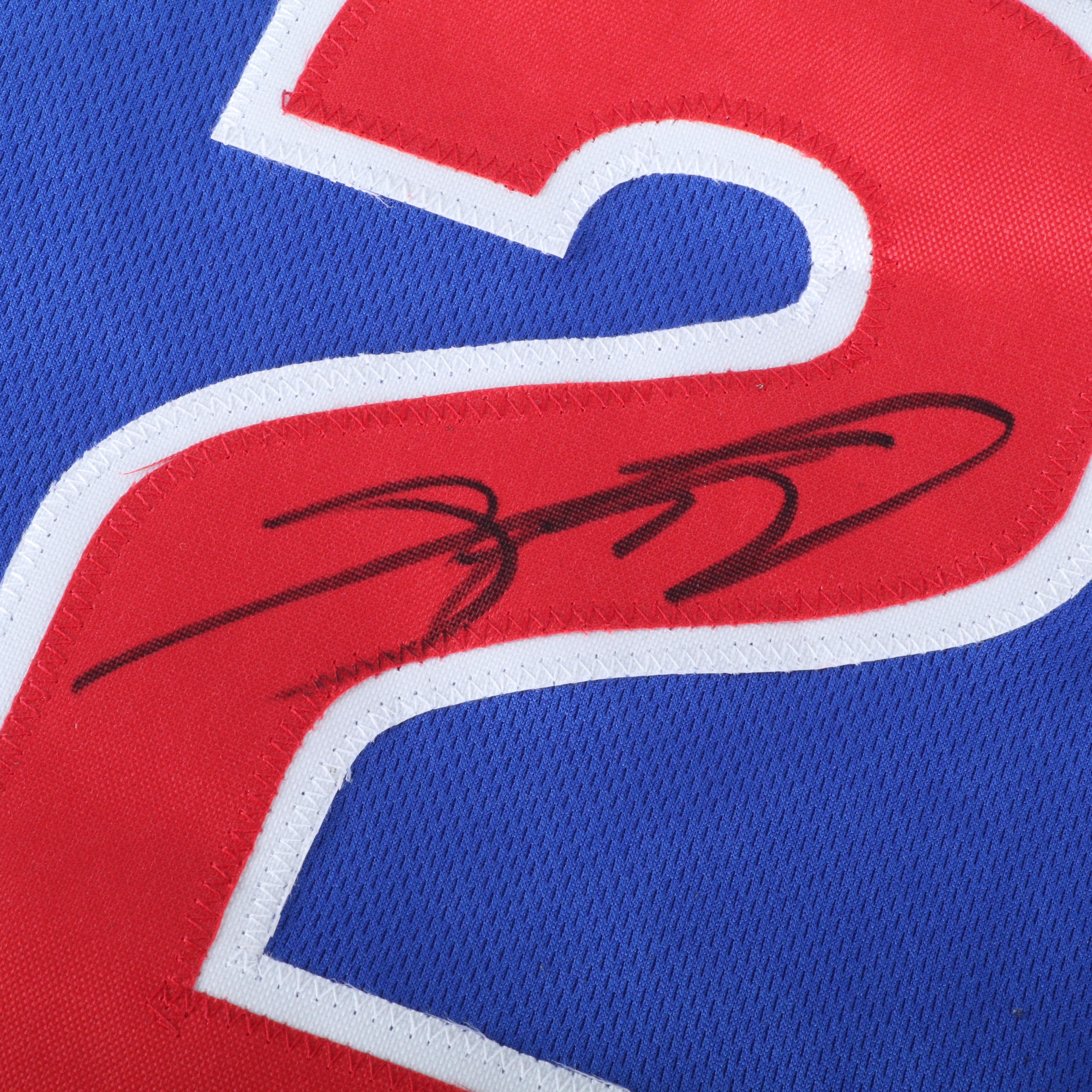 Jeff Bagwell Signed Helmet with Sammy Sosa Signed Chicago Cubs Jersey