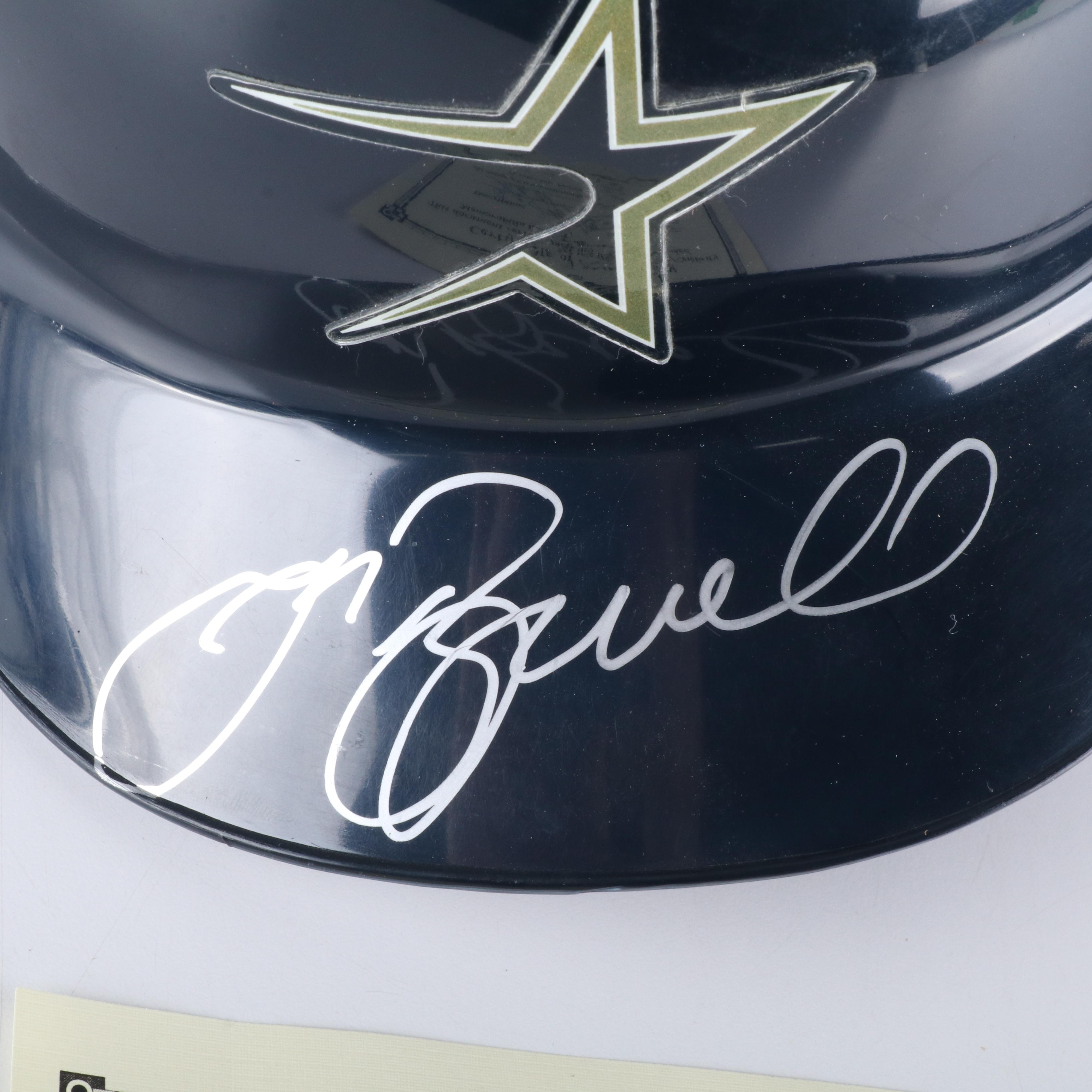 Jeff Bagwell Signed Helmet with Sammy Sosa Signed Chicago Cubs Jersey