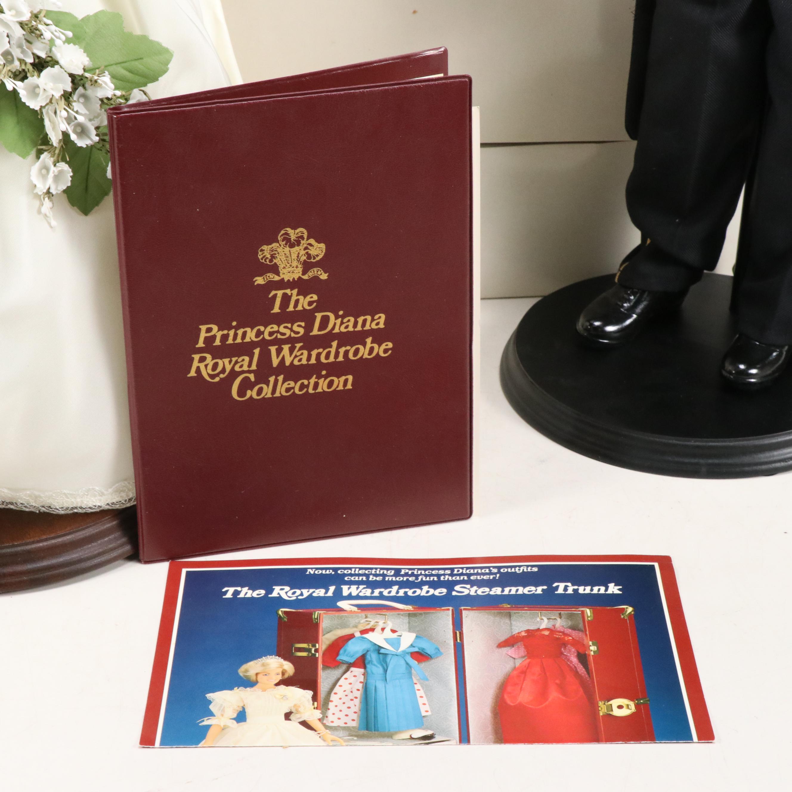 Danbury Mint "Princess Diana Bride Doll" with Royal Wardrobe Collection and More