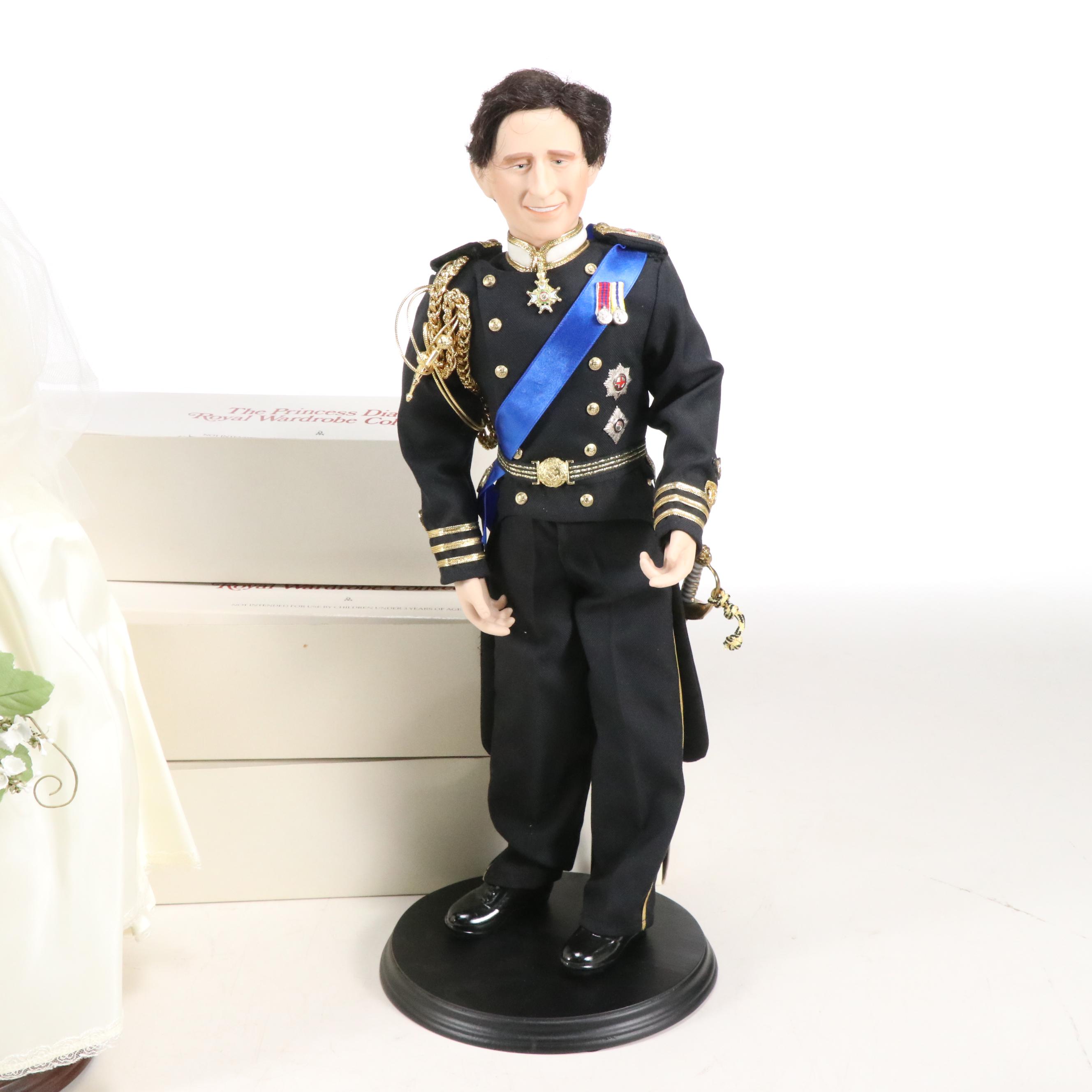 Danbury Mint "Princess Diana Bride Doll" with Royal Wardrobe Collection and More