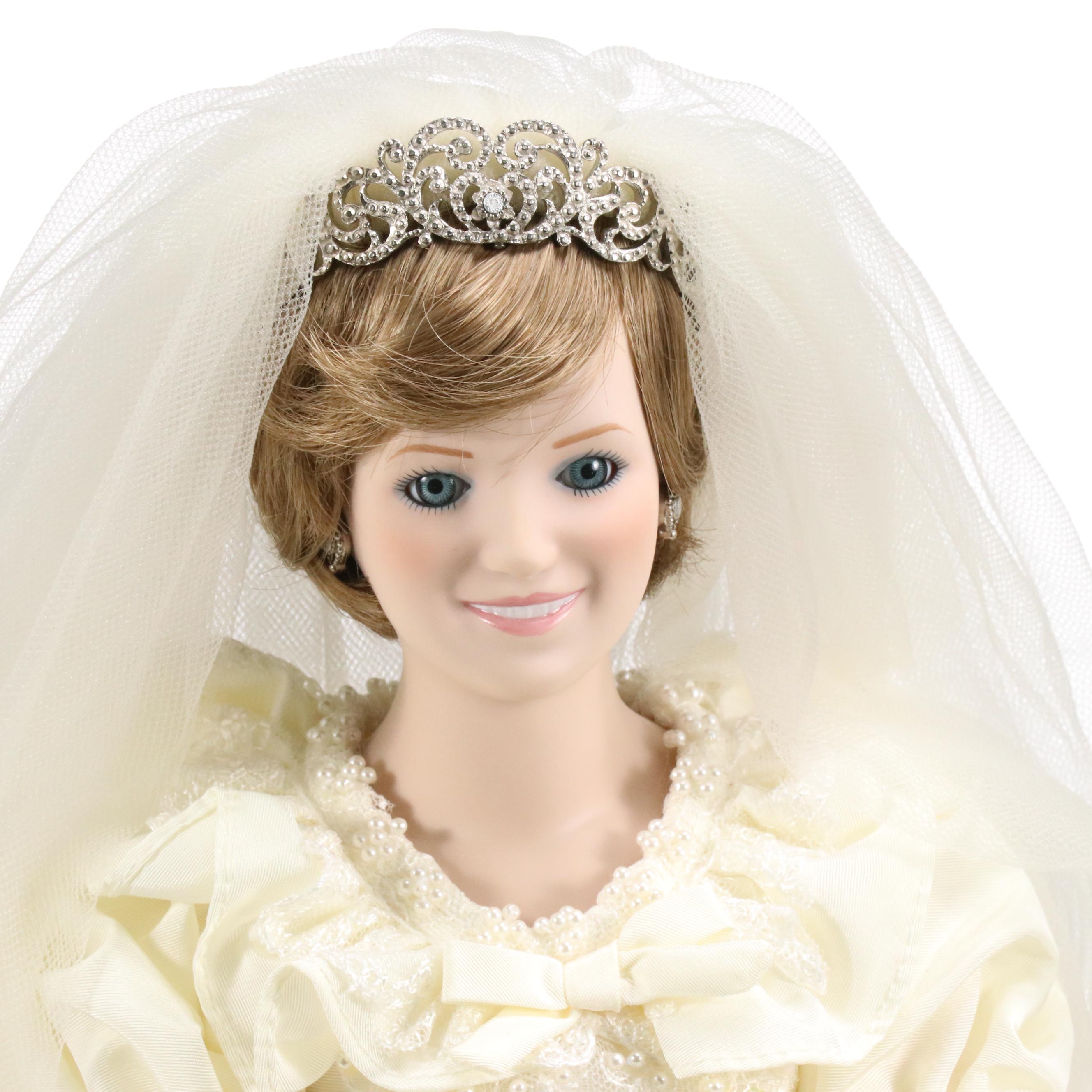 Danbury Mint "Princess Diana Bride Doll" with Royal Wardrobe Collection and More
