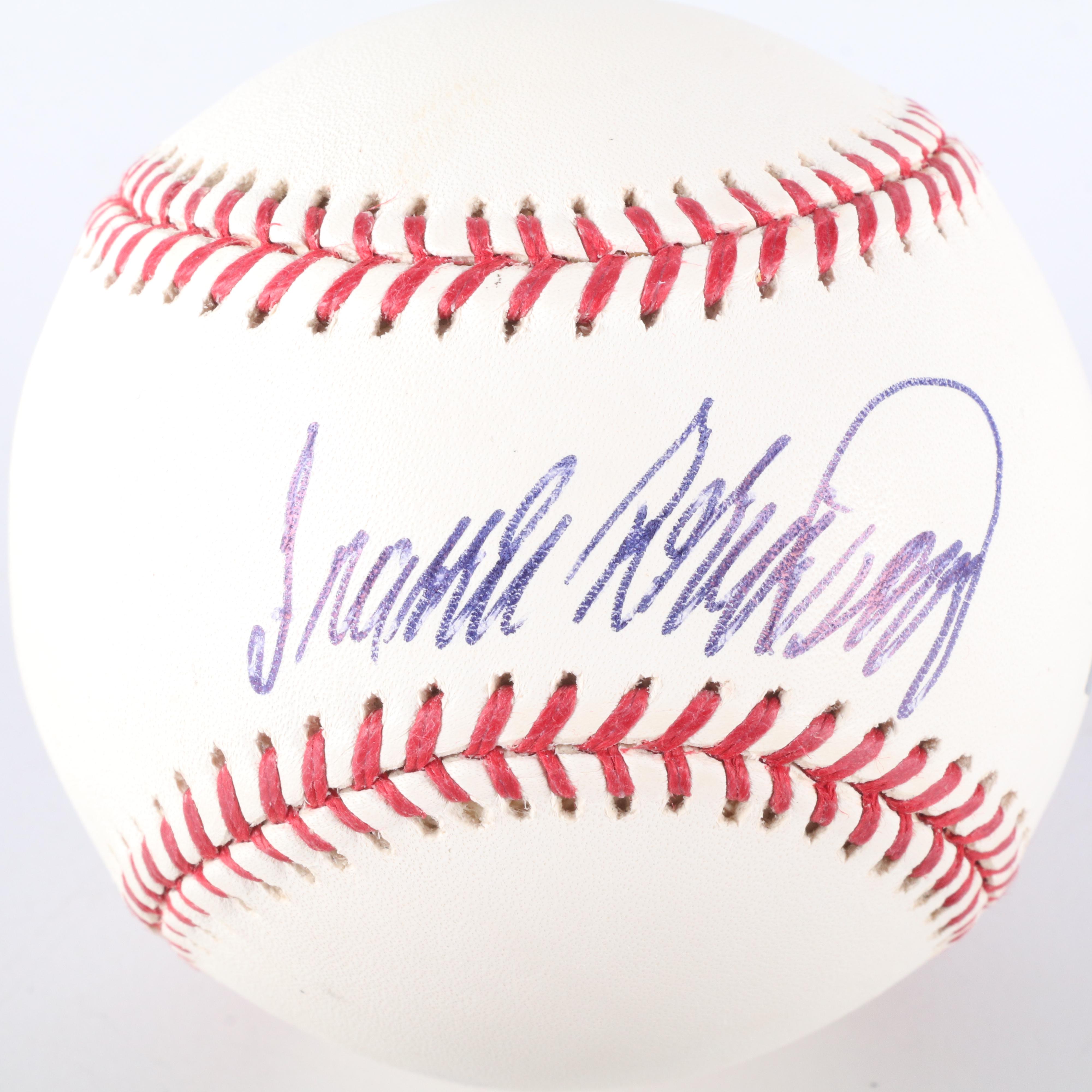 Frank Robinson Signed Cincinnati Reds Jersey and Rawlings Official Baseball