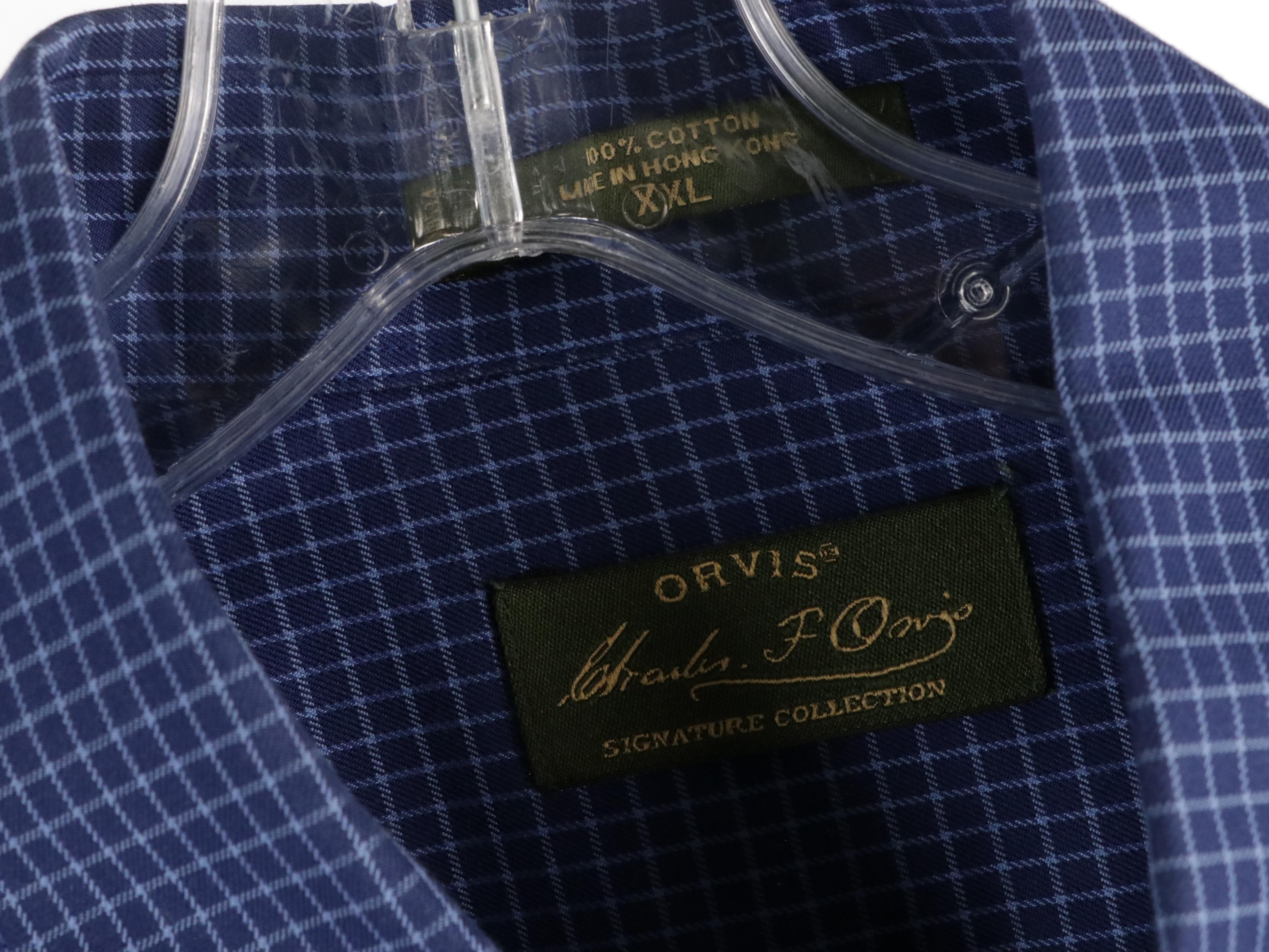Orvis Silk/Wool Blend and Cotton Button-Up Shirts and Brown Corduroy Pants