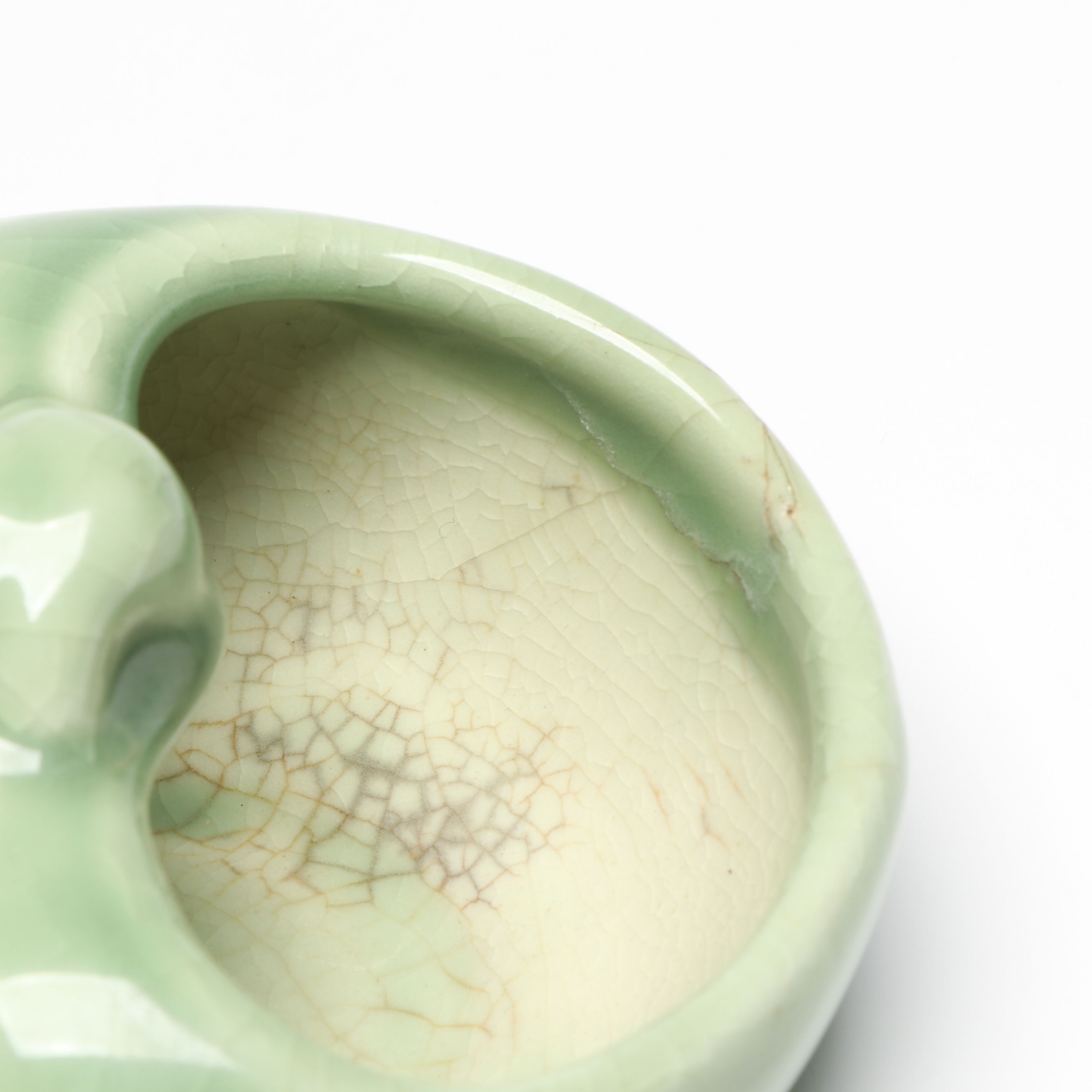 Rookwood Pottery Ceramic Face Ashtray, 1903