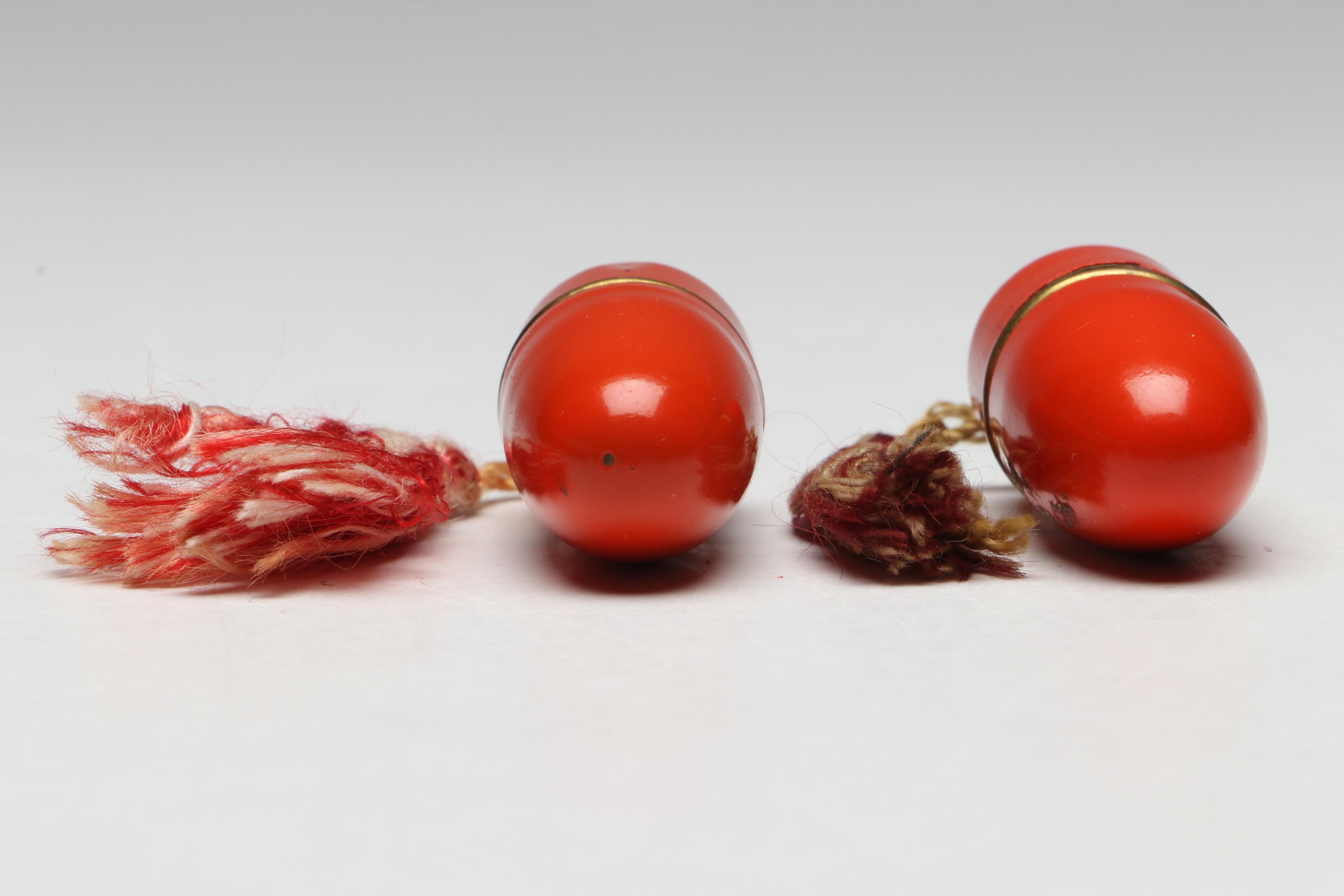 U.S. Zone Germany Enameled Brass Travel Sewing Kits, 1945-1949