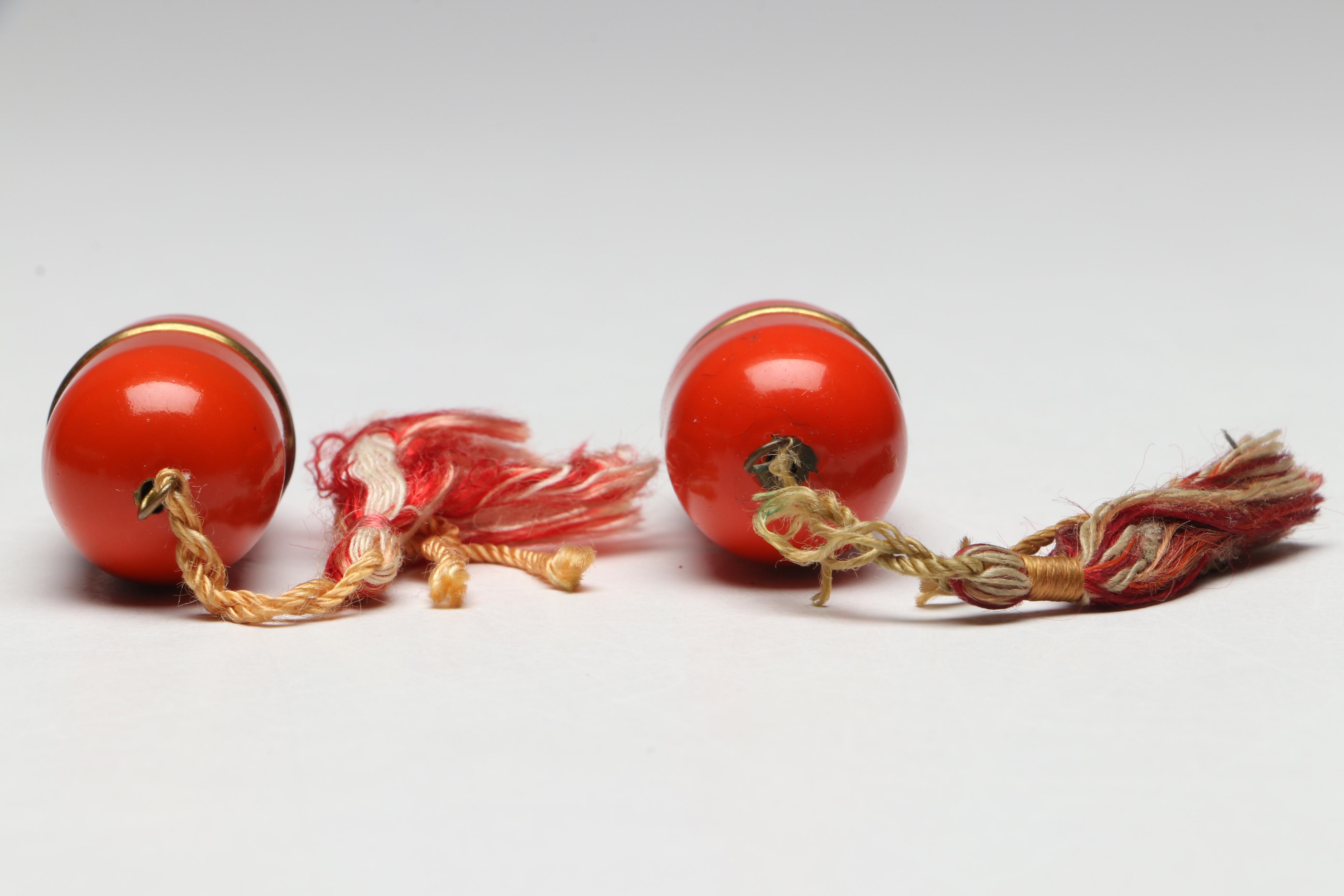 U.S. Zone Germany Enameled Brass Travel Sewing Kits, 1945-1949