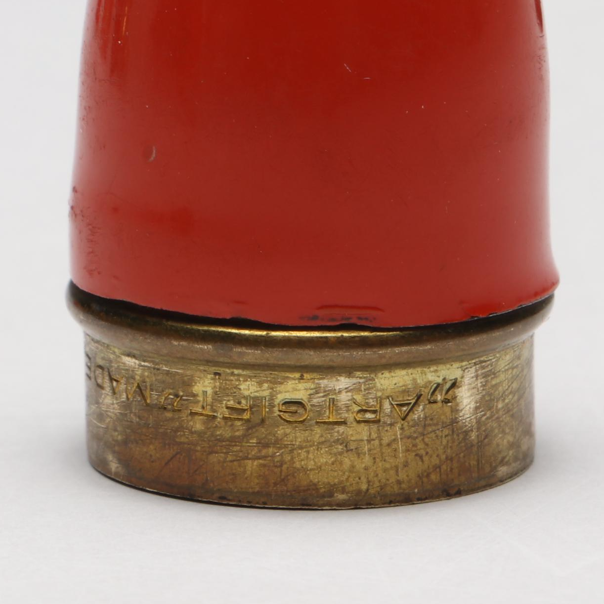 U.S. Zone Germany Enameled Brass Travel Sewing Kits, 1945-1949