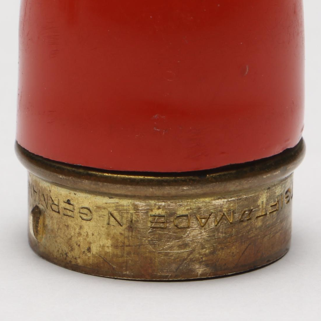 U.S. Zone Germany Enameled Brass Travel Sewing Kits, 1945-1949