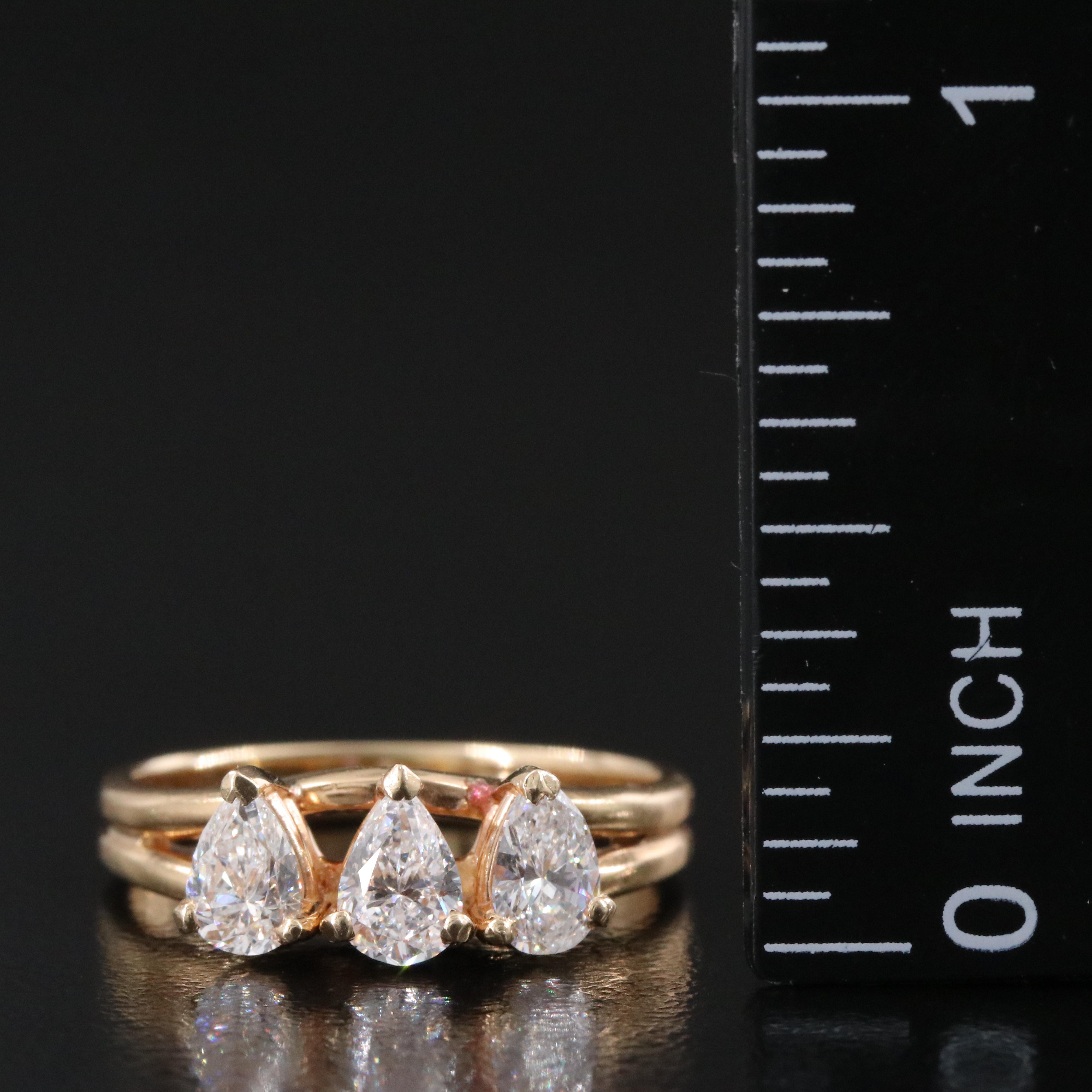 14K 0.85 CTW Diamond Ring