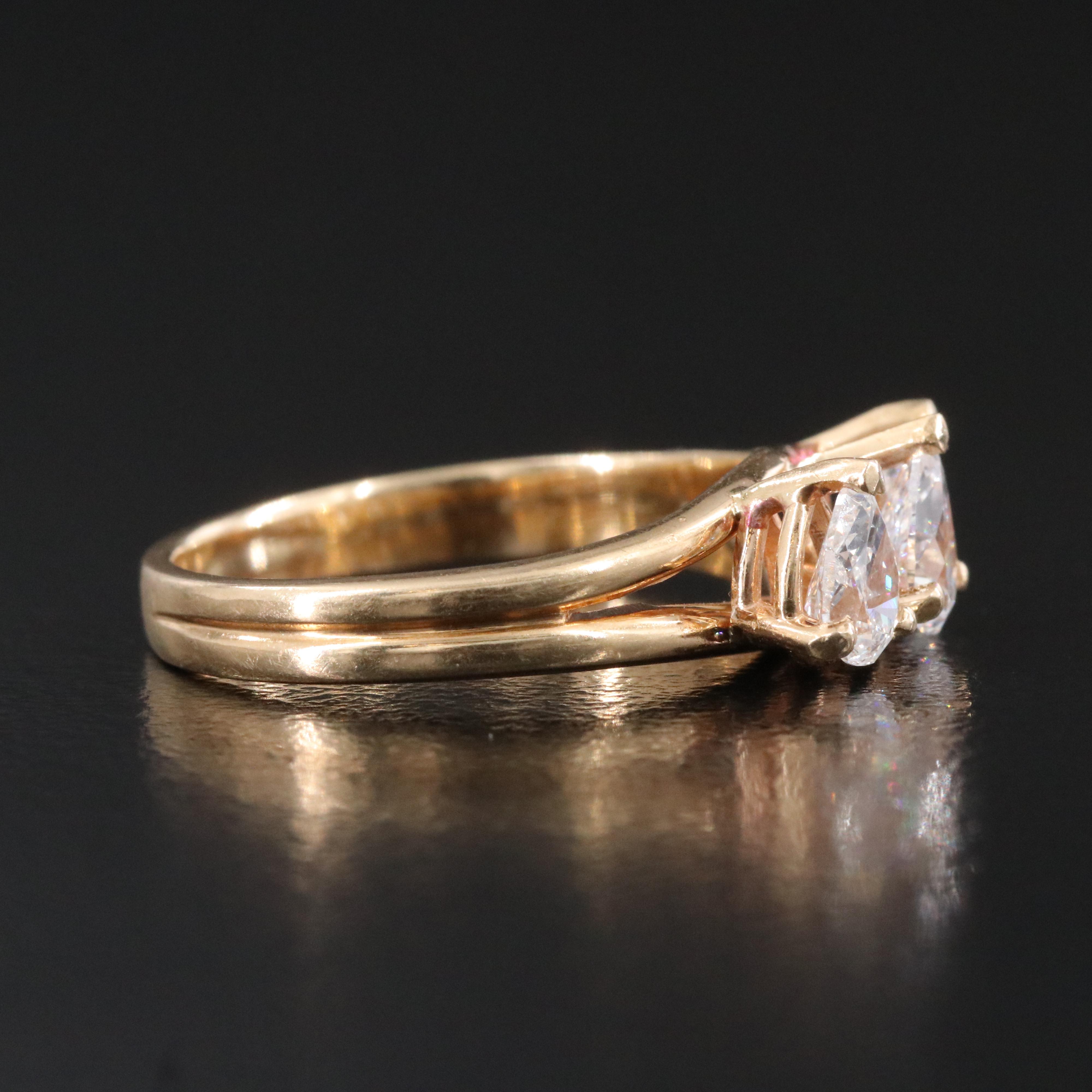 14K 0.85 CTW Diamond Ring