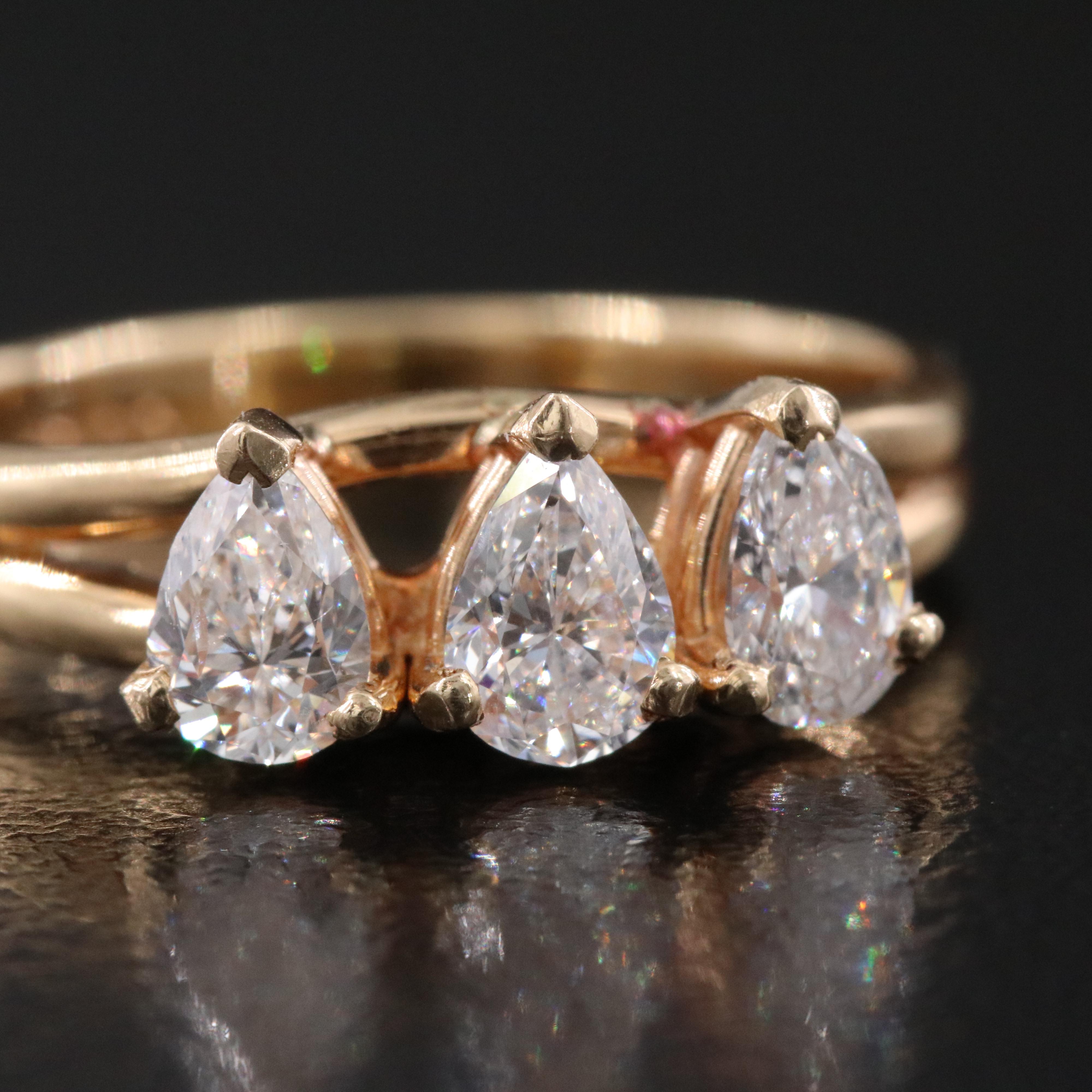 14K 0.85 CTW Diamond Ring