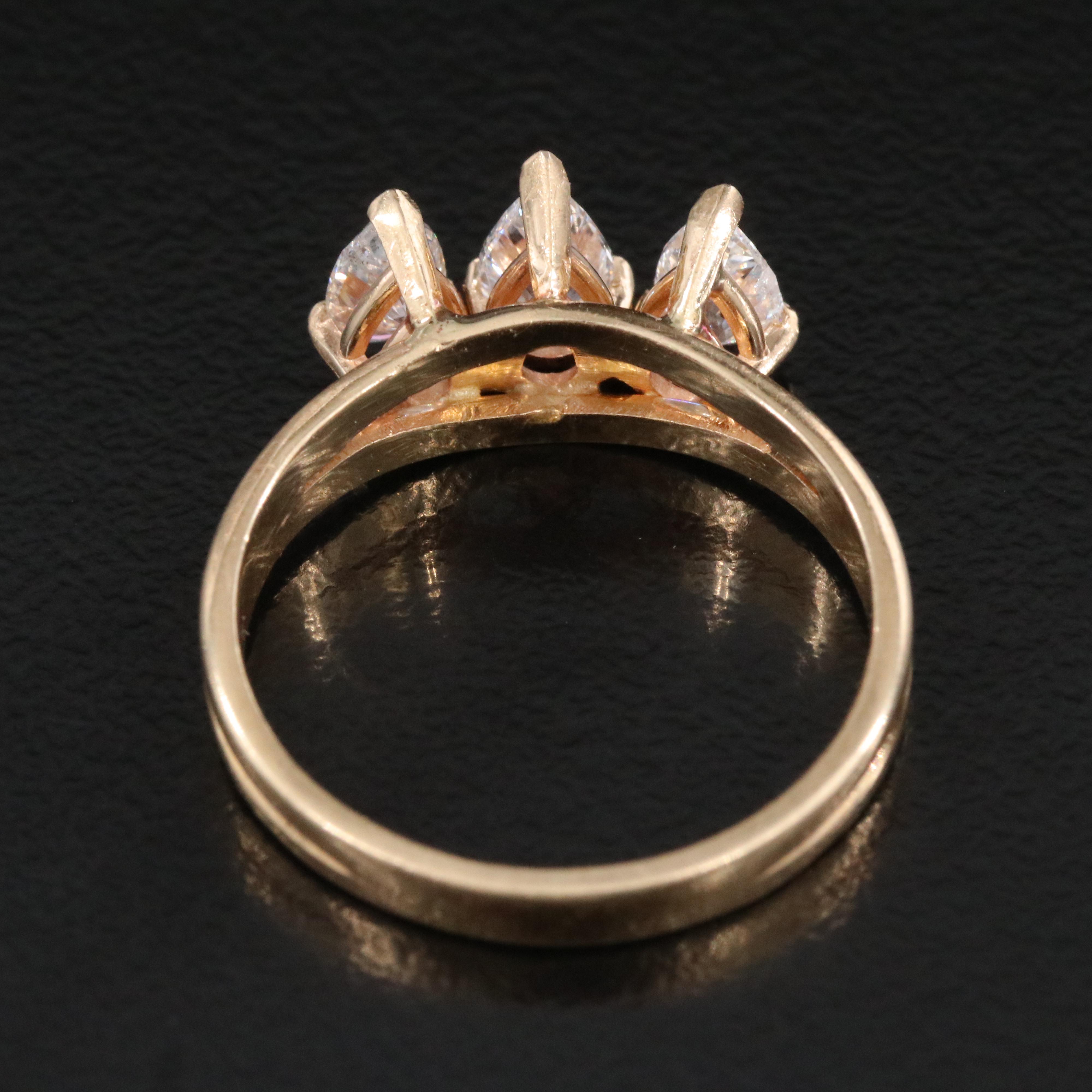 14K 0.85 CTW Diamond Ring