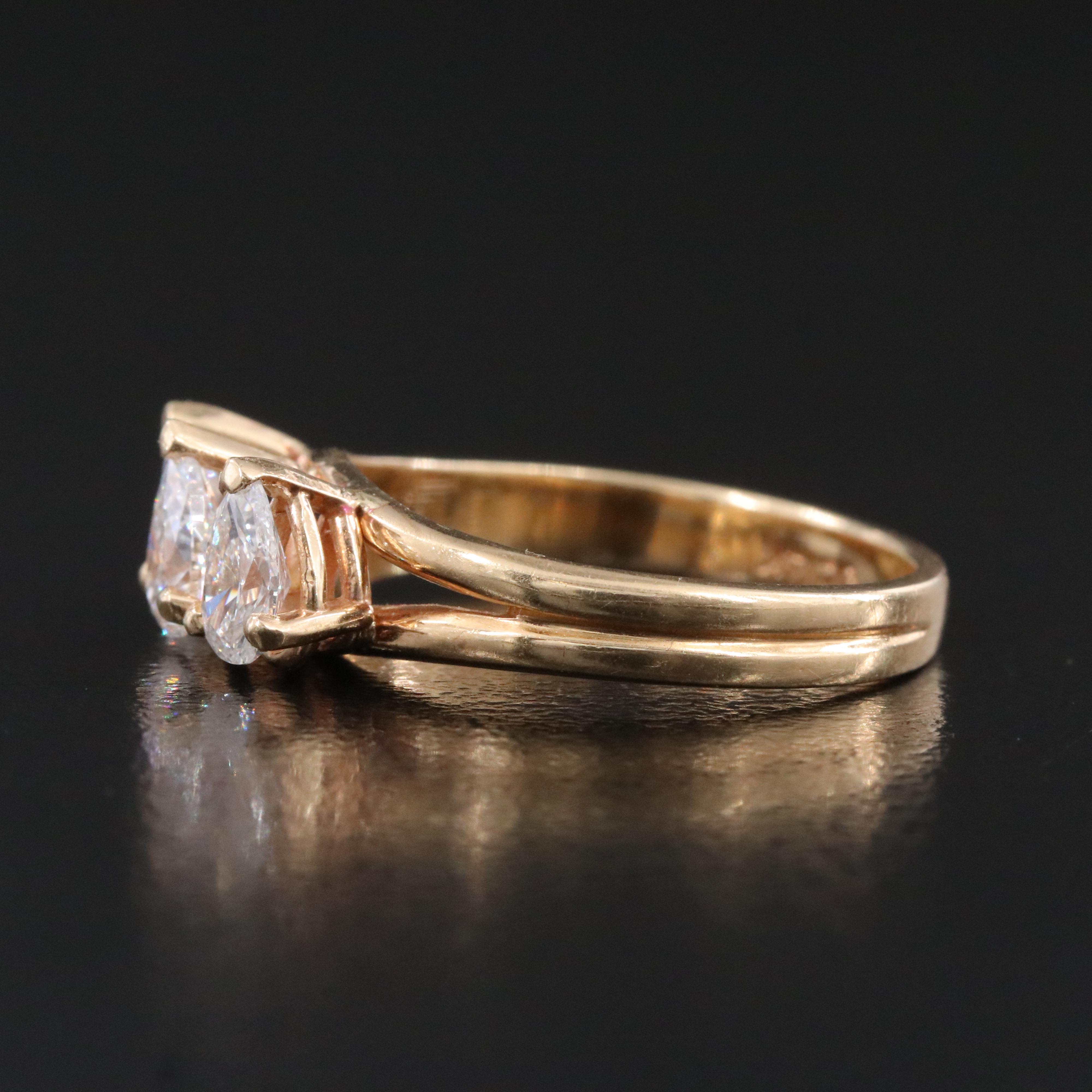 14K 0.85 CTW Diamond Ring