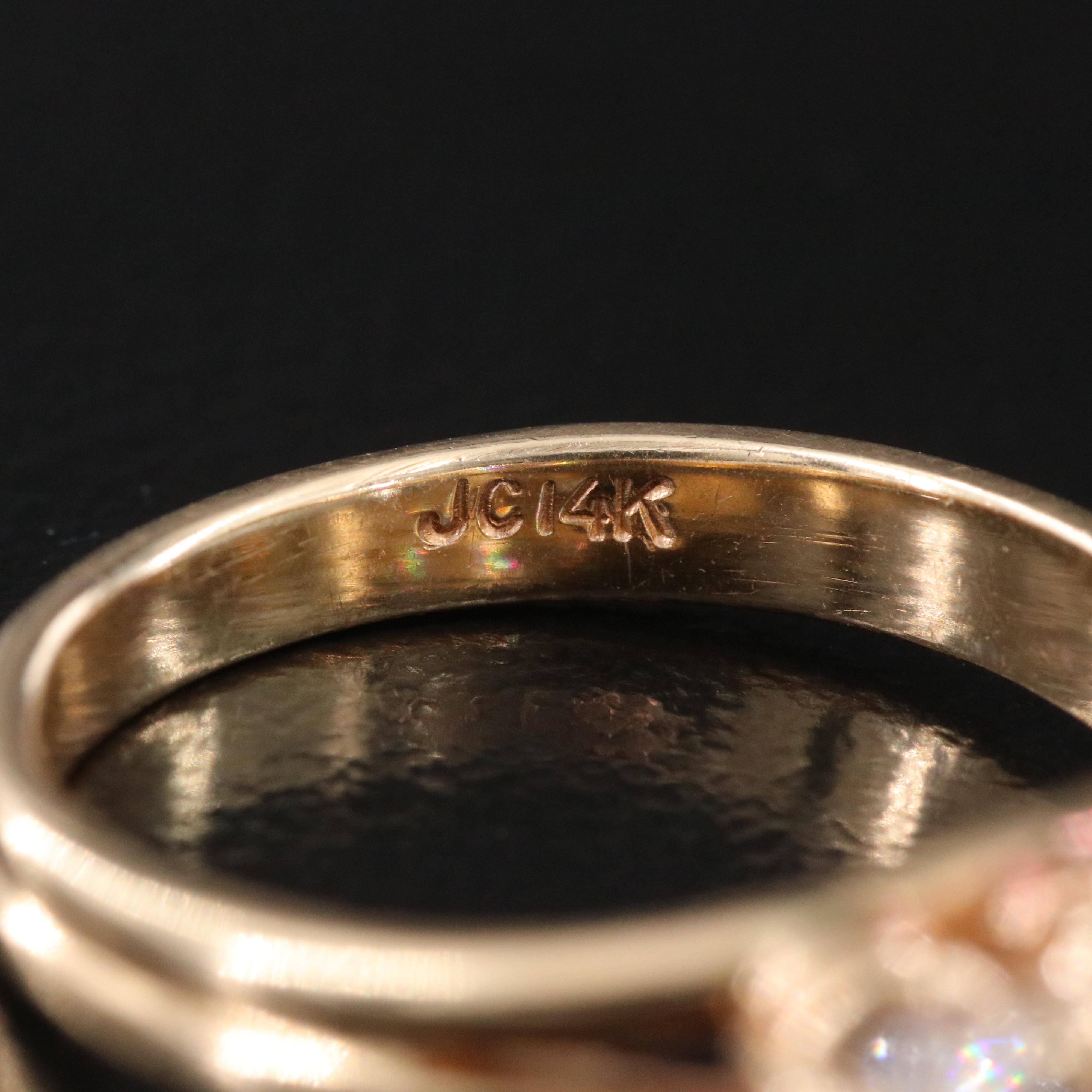 14K 0.85 CTW Diamond Ring