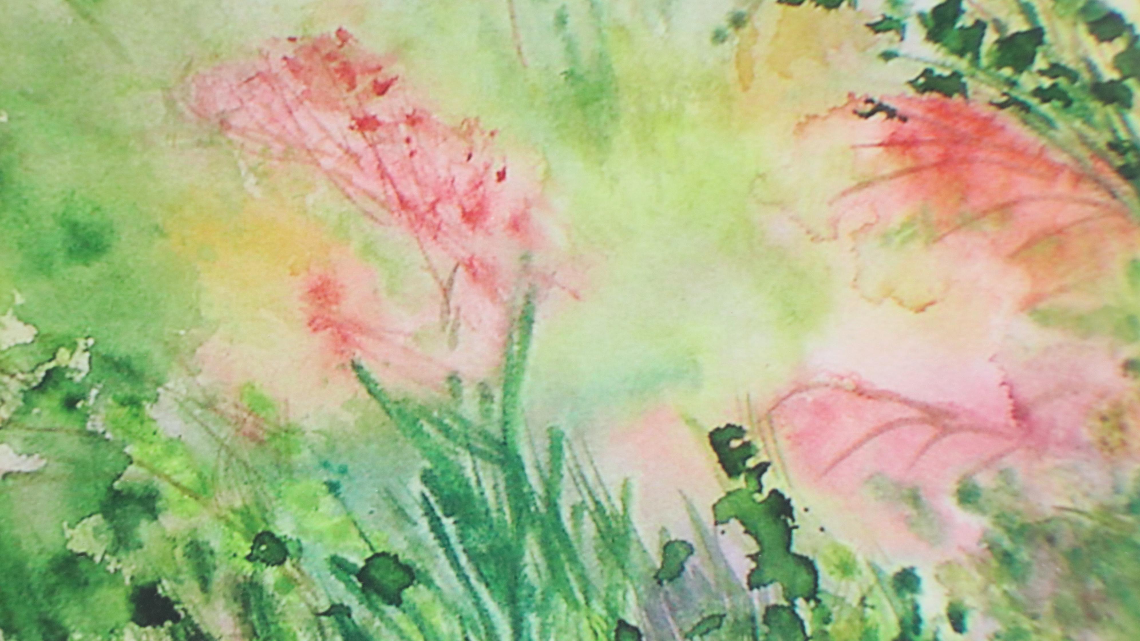 Mercedes del Rosario Maza Digital Print of Floral Landscape