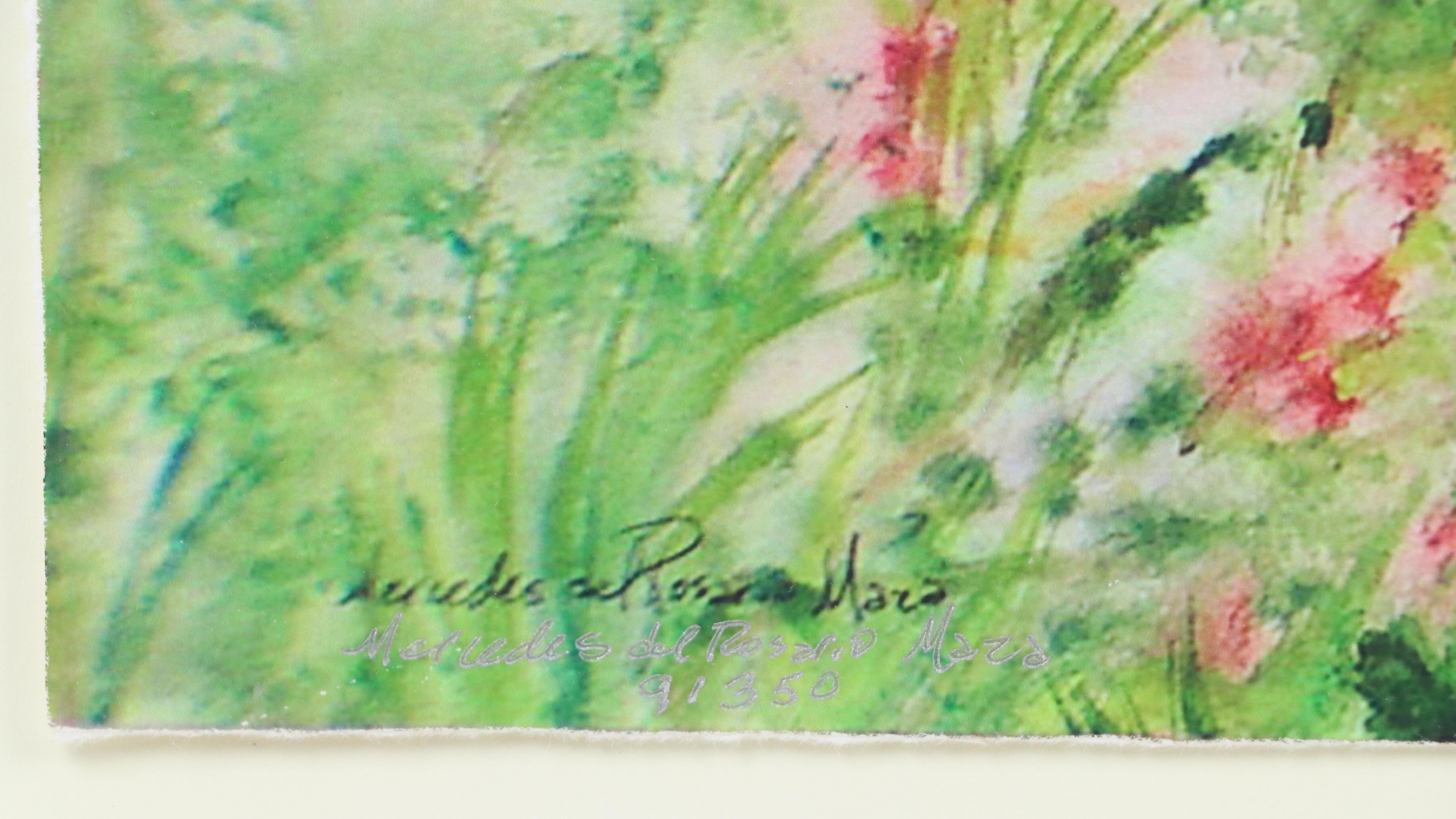 Mercedes del Rosario Maza Digital Print of Floral Landscape