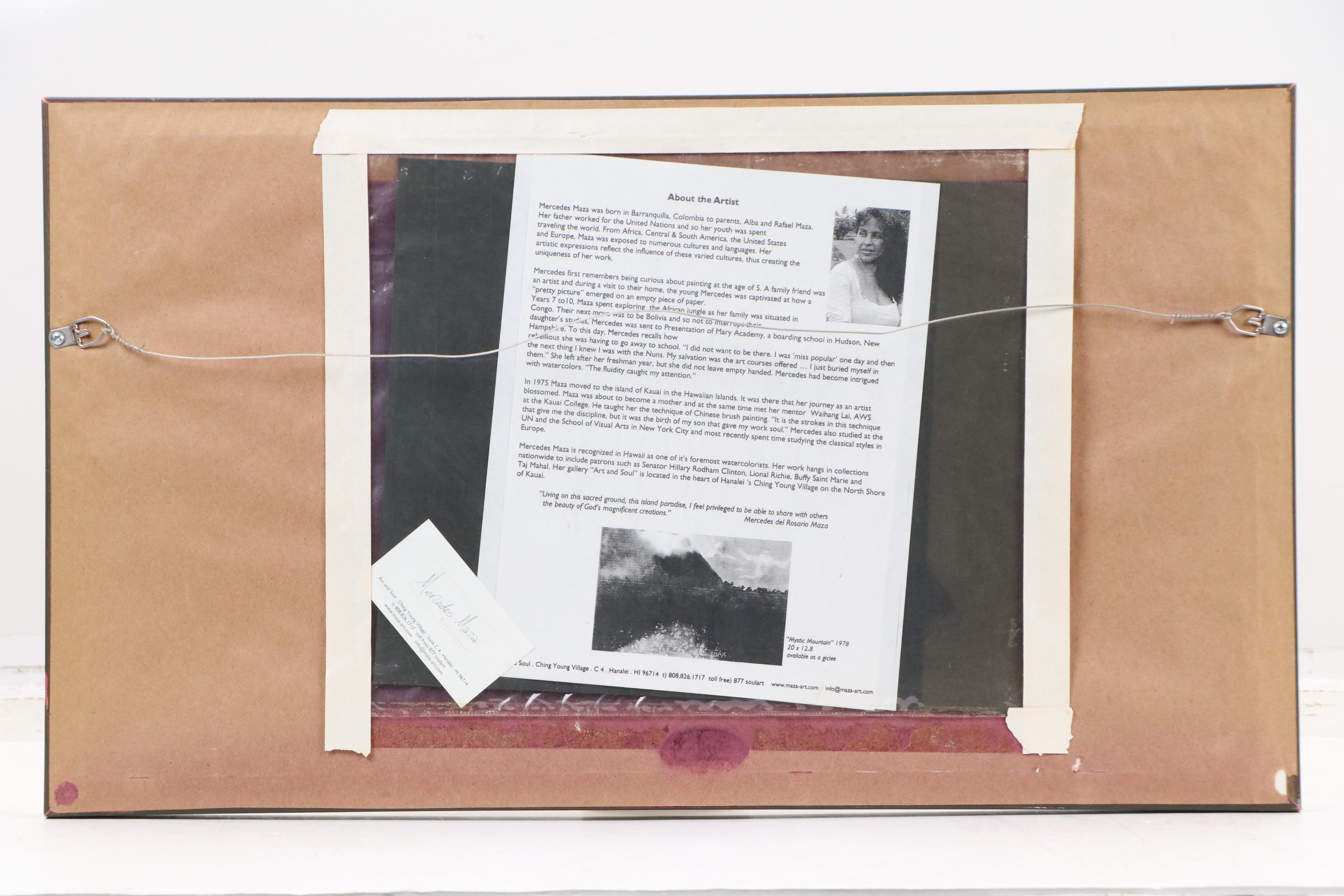 Mercedes del Rosario Maza Digital Print of Floral Landscape