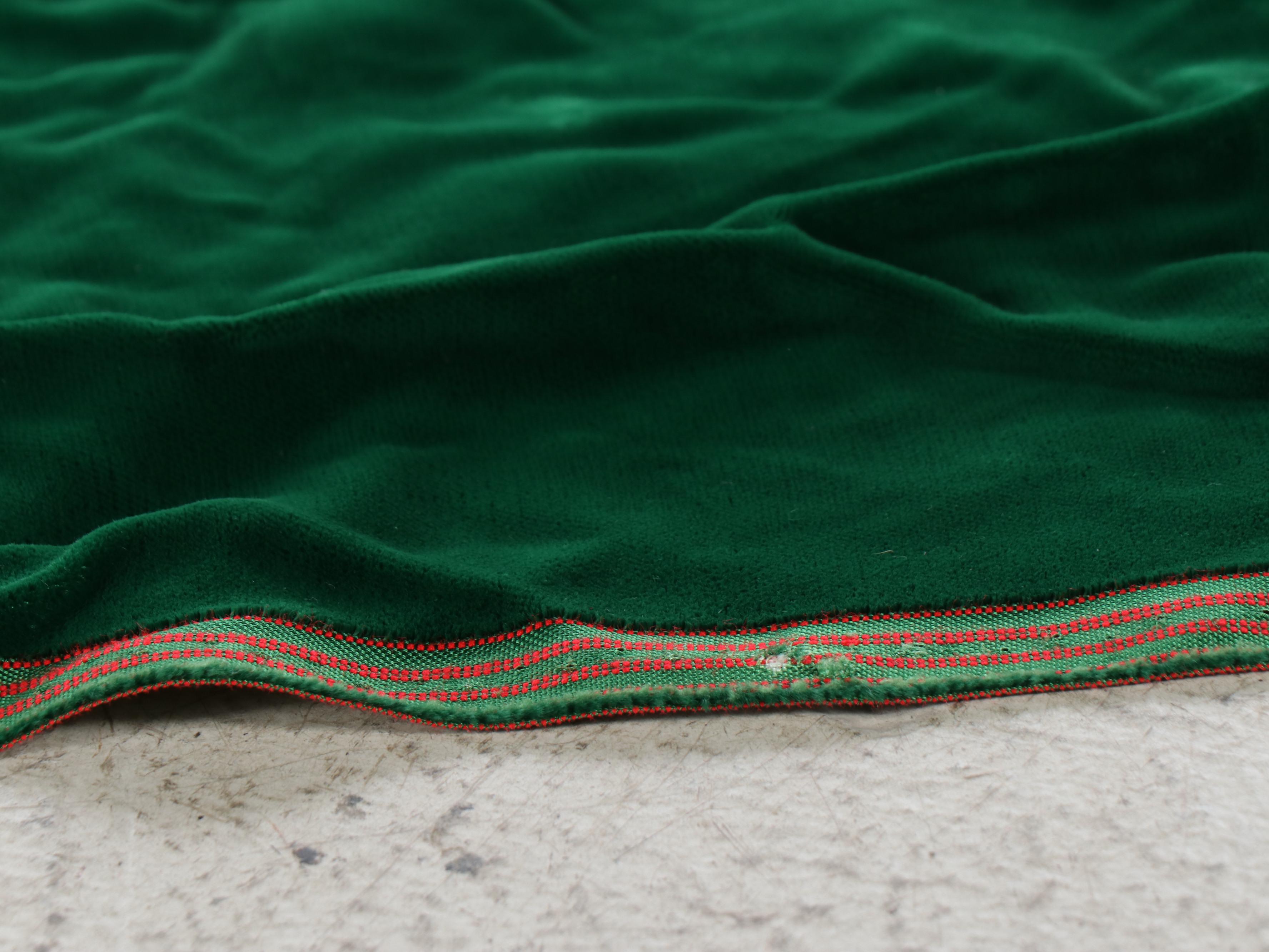 Hand-Stitched and Embroidered Velvet Crazy Quilt Topper