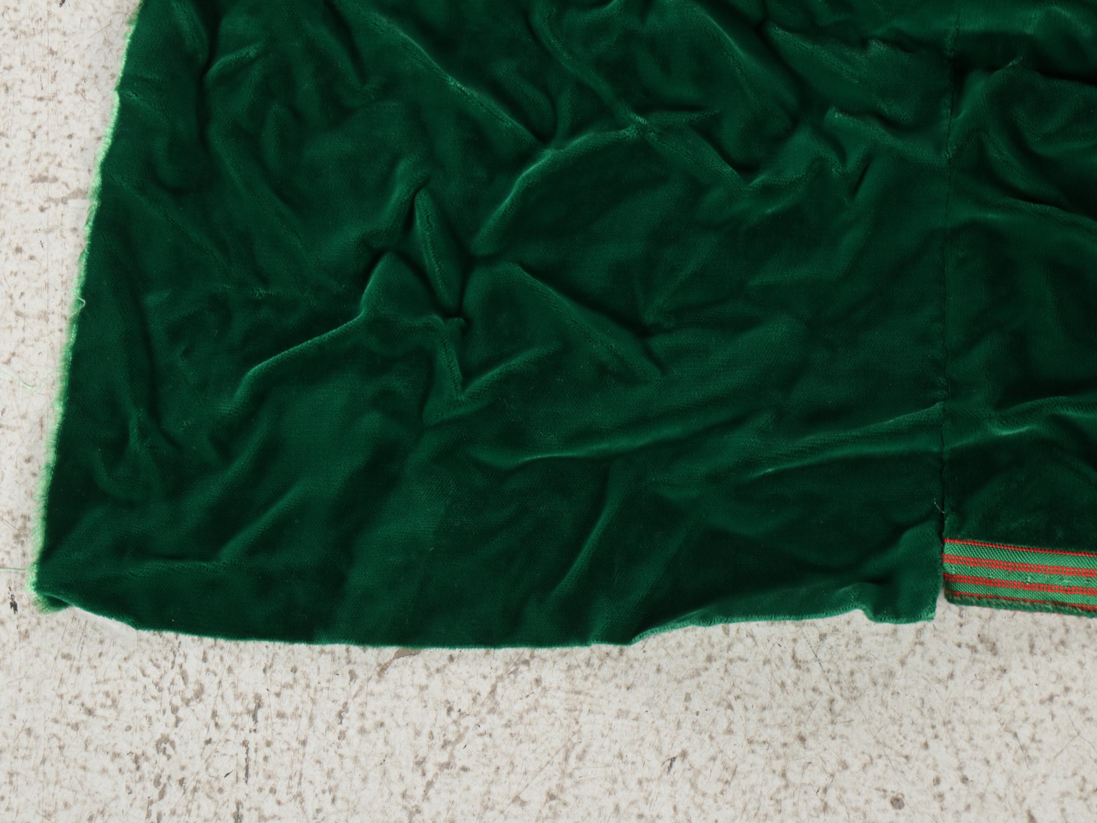 Hand-Stitched and Embroidered Velvet Crazy Quilt Topper