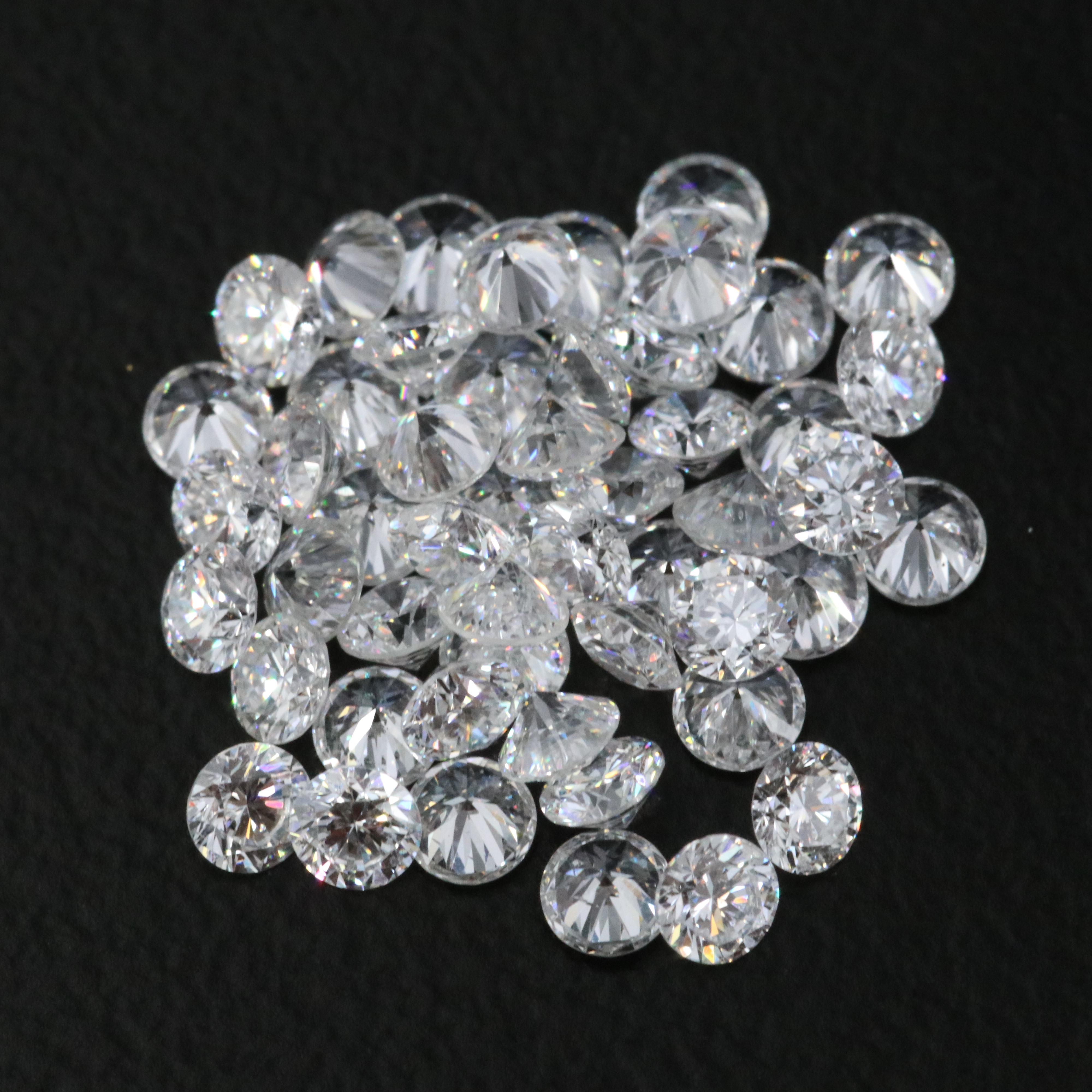 Loose 2.12 CTW Lab Grown Diamond Melee Lot