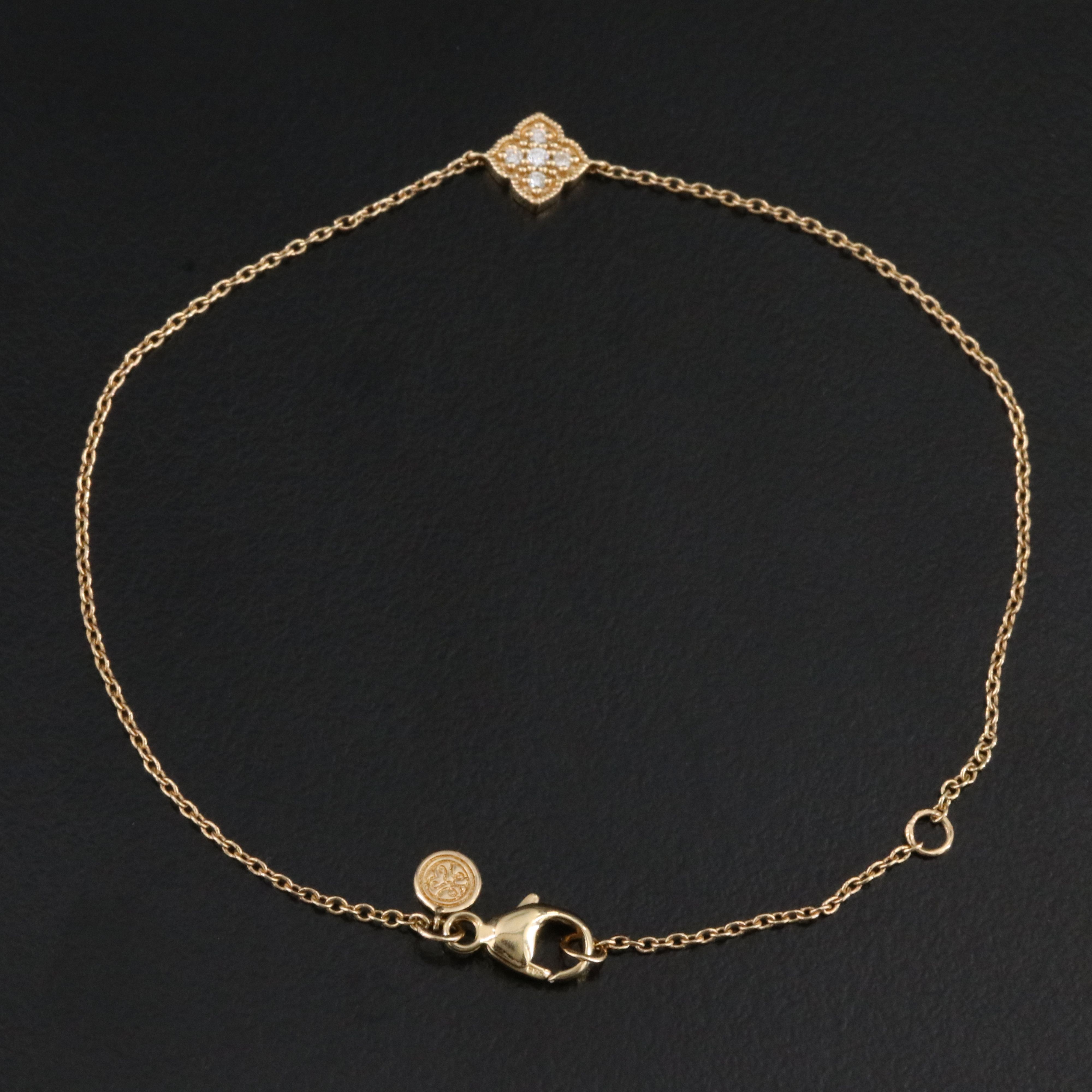 14K 0.04 CTW Diamond Bracelet