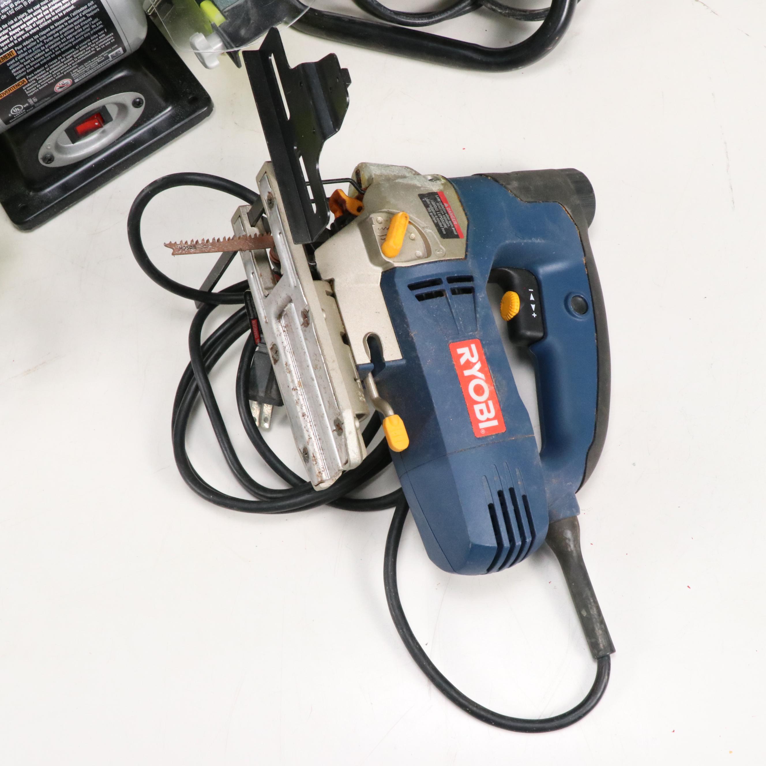 Porter-Cable Planer, Ryobi Bench Grinder, and More Tools