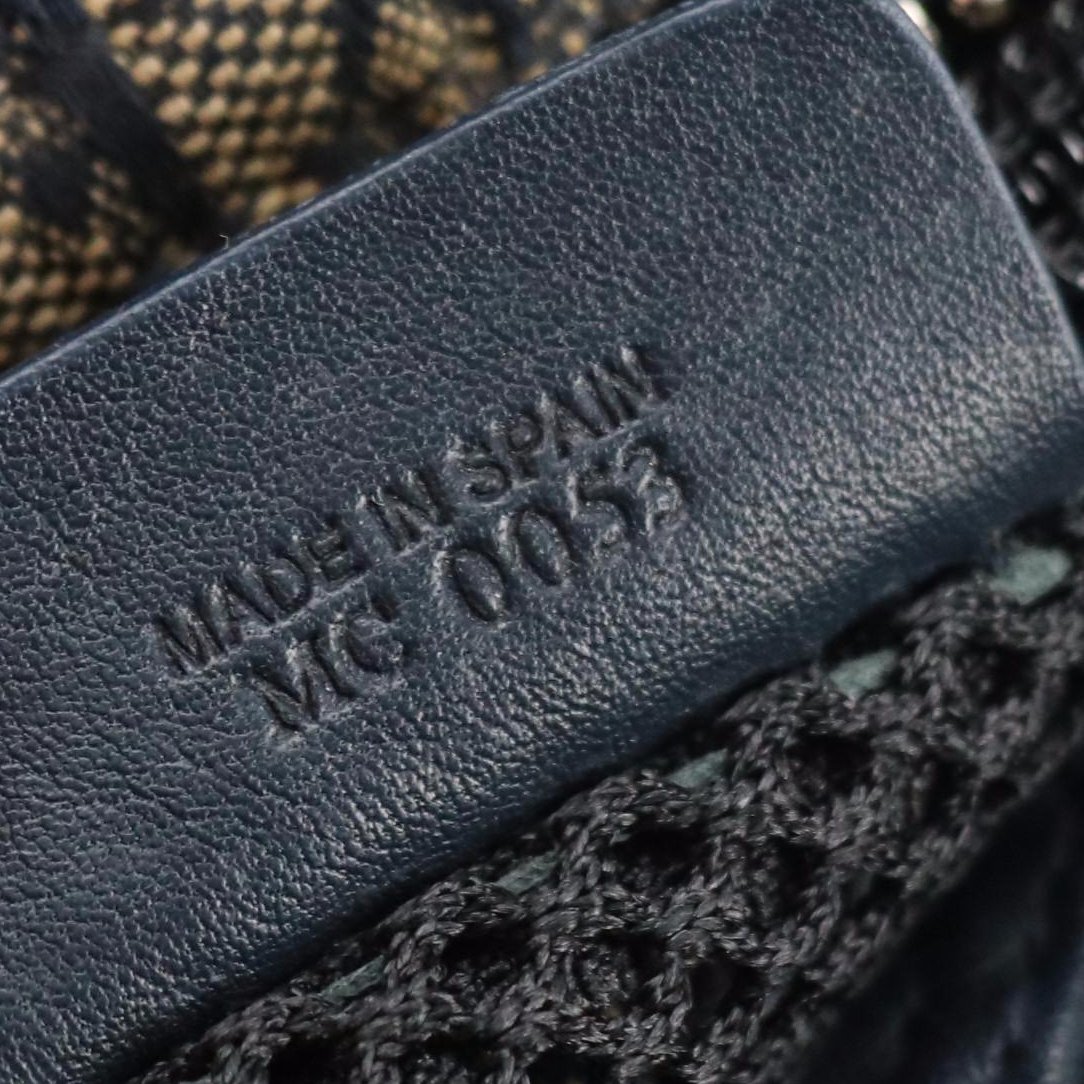 Christian Dior Cosmetic/Travel Bag in Blue Diorissimo Canvas and Leather