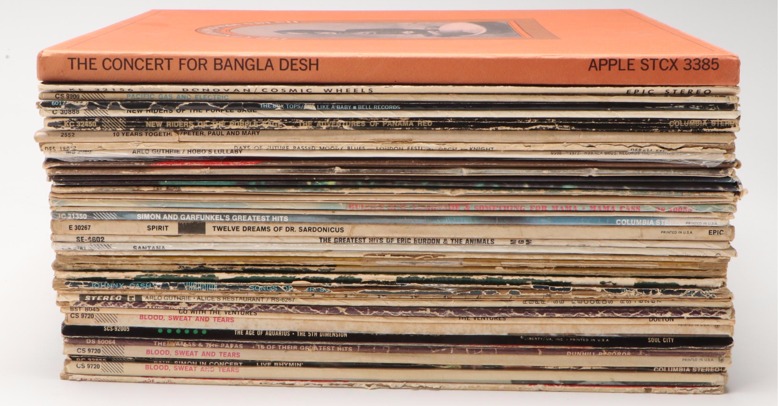 The Mamas & The Papas, Simon and Garfunkel, Santana and More Vinyl Records