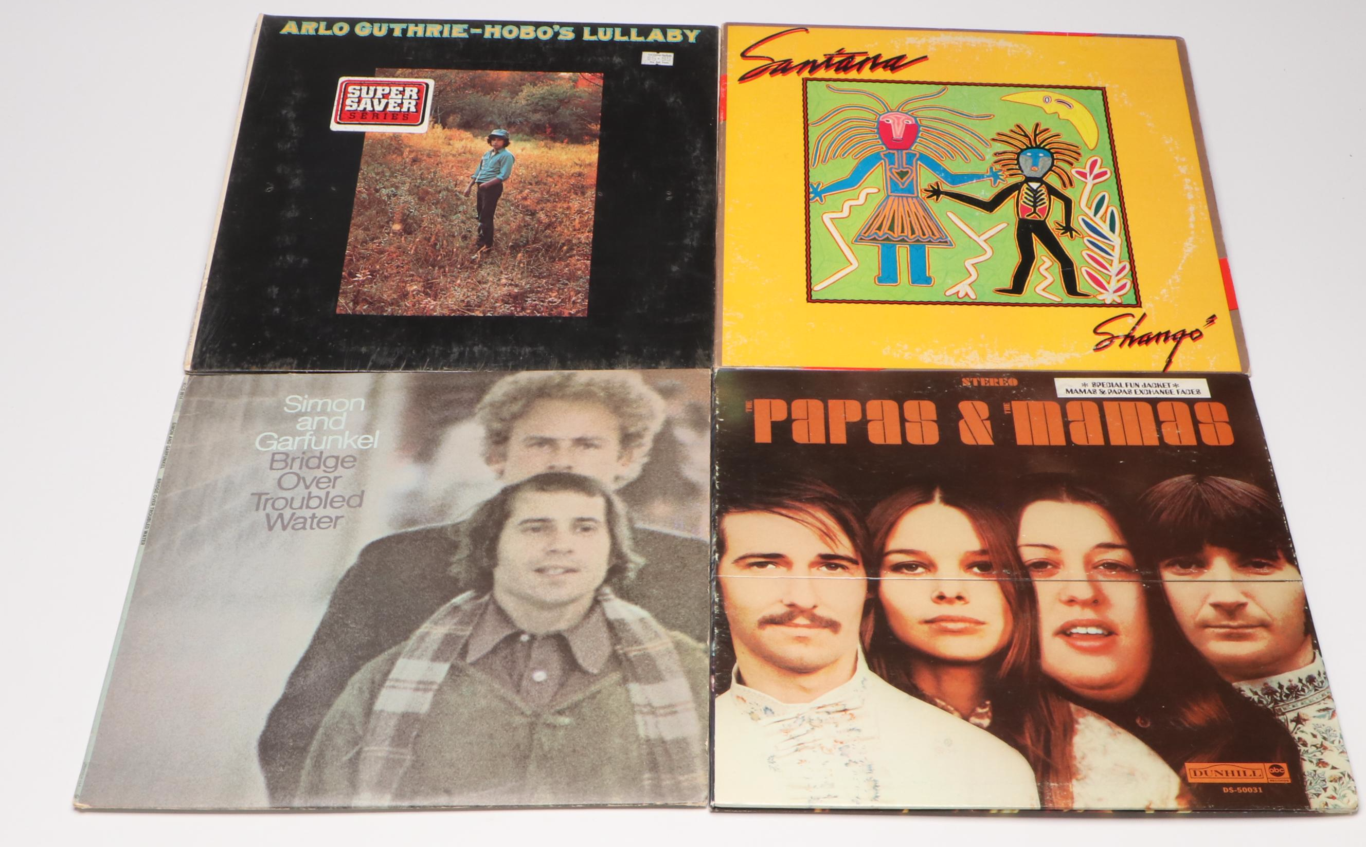 The Mamas & The Papas, Simon and Garfunkel, Santana and More Vinyl Records