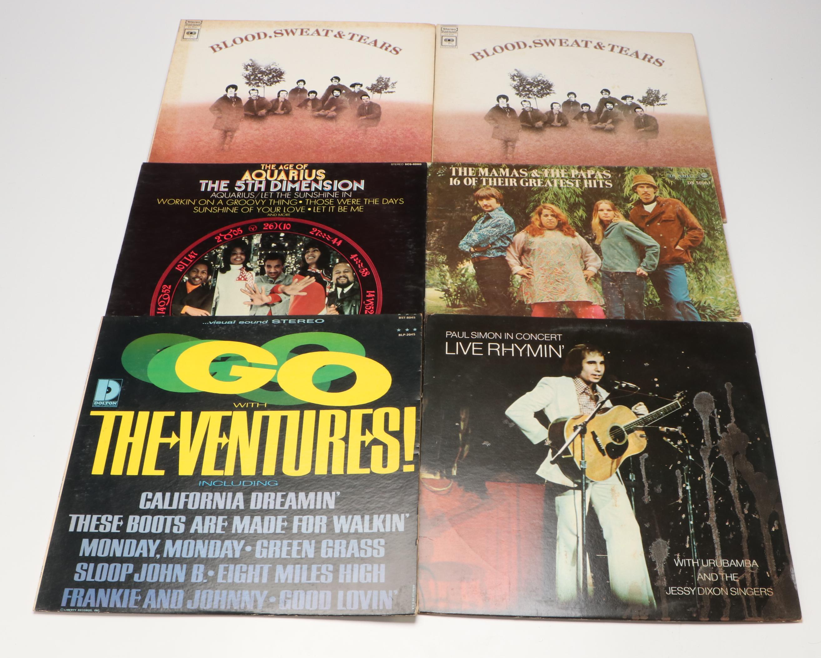 The Mamas & The Papas, Simon and Garfunkel, Santana and More Vinyl Records