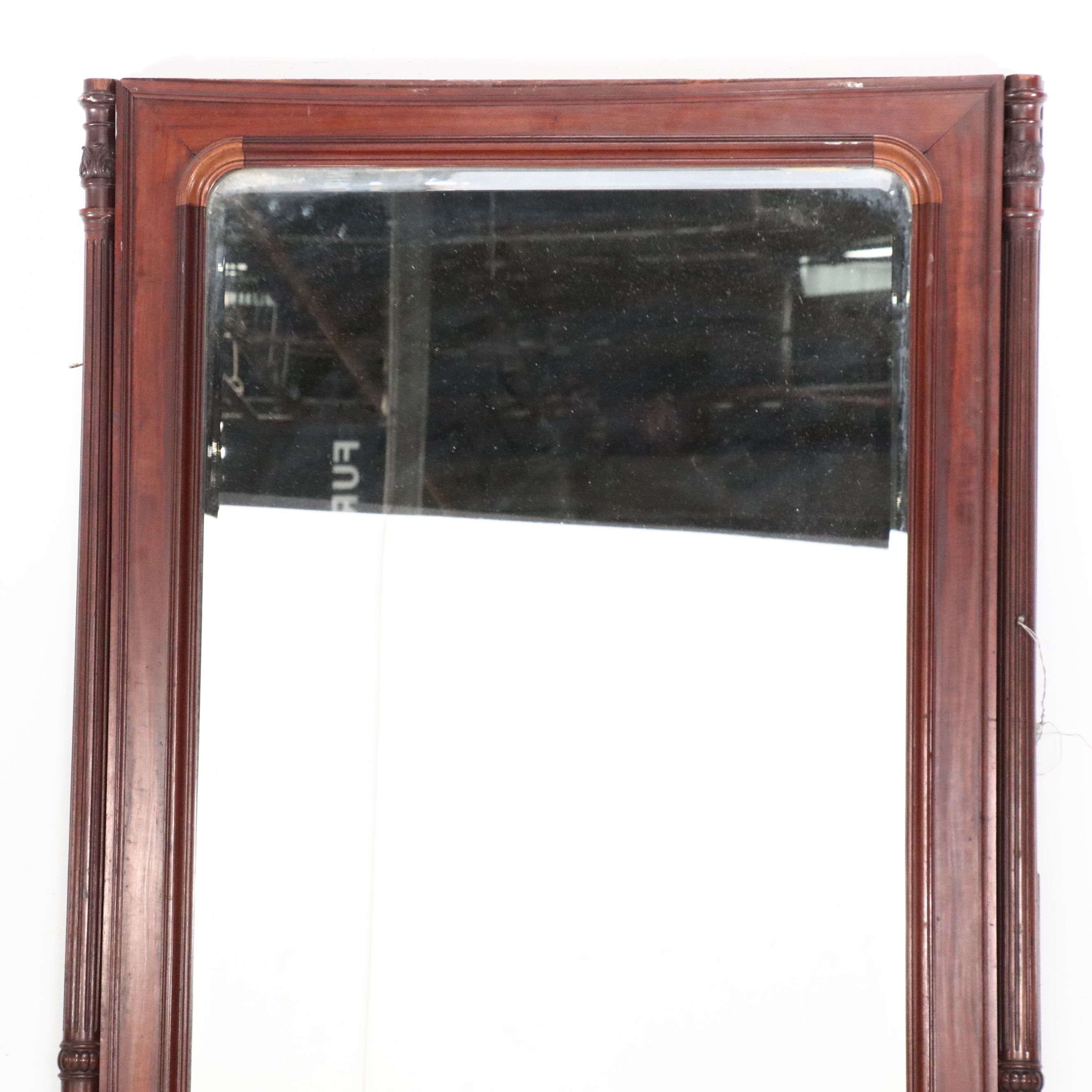 Mahogany Pier Mirror, Antique