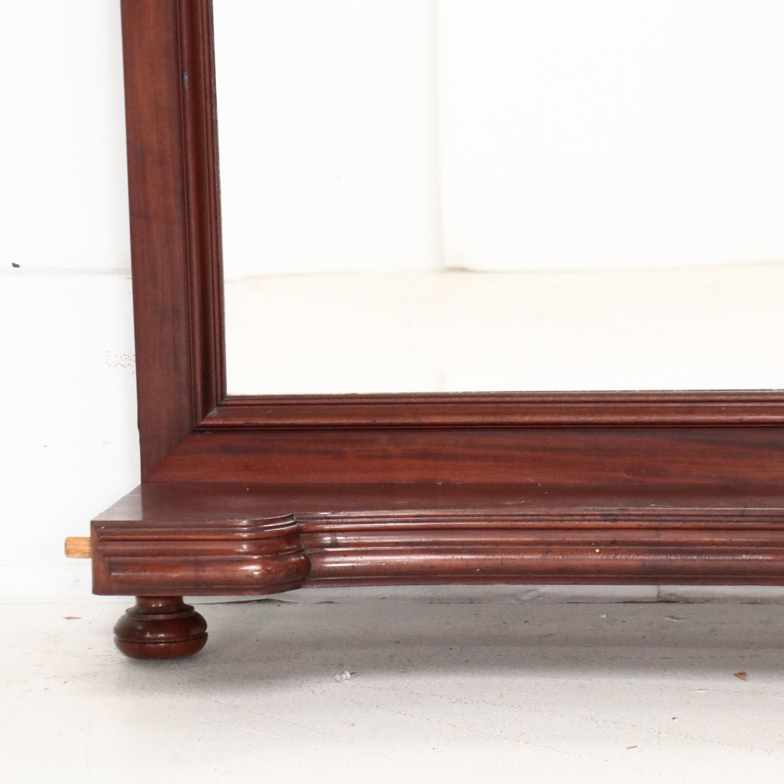 Mahogany Pier Mirror, Antique