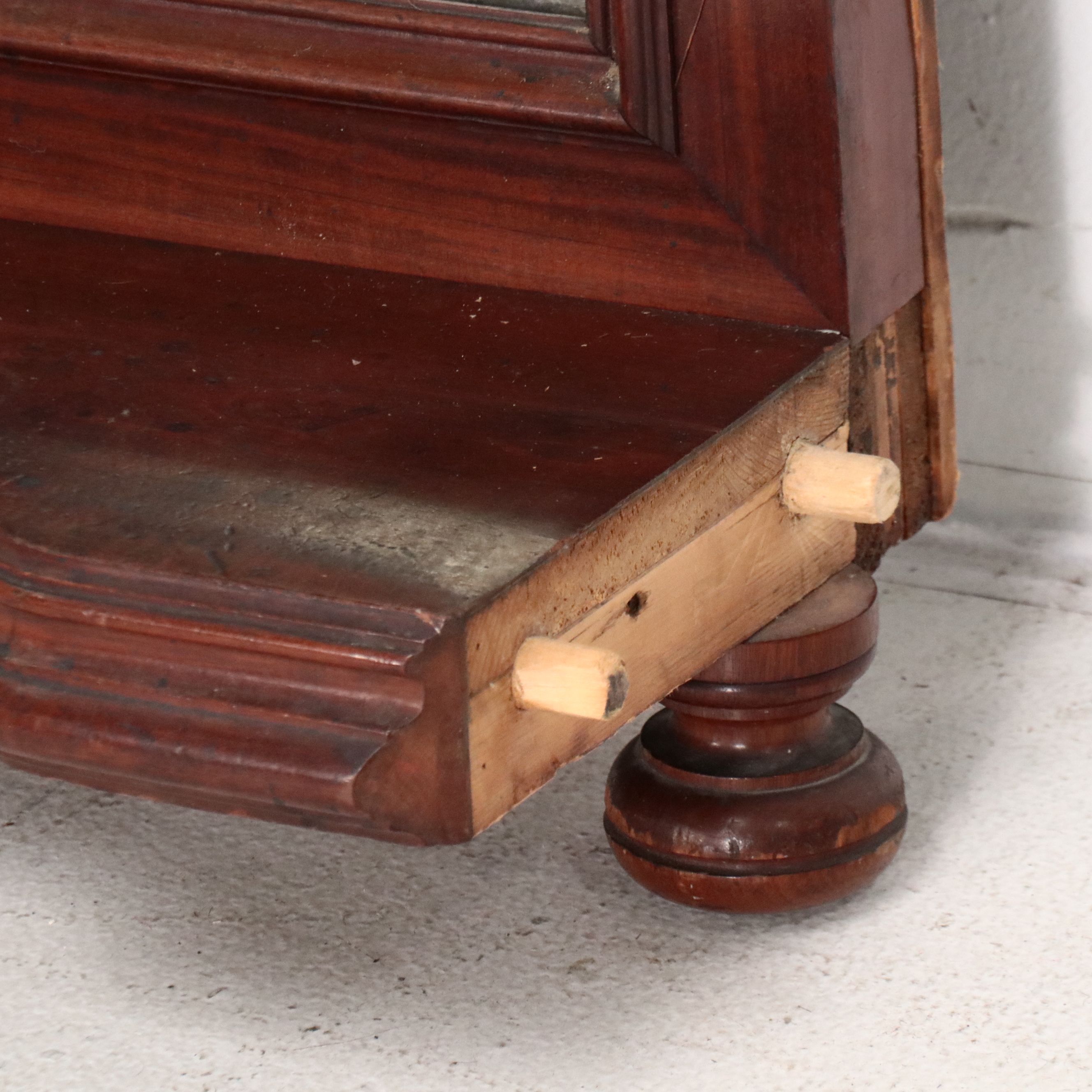 Mahogany Pier Mirror, Antique